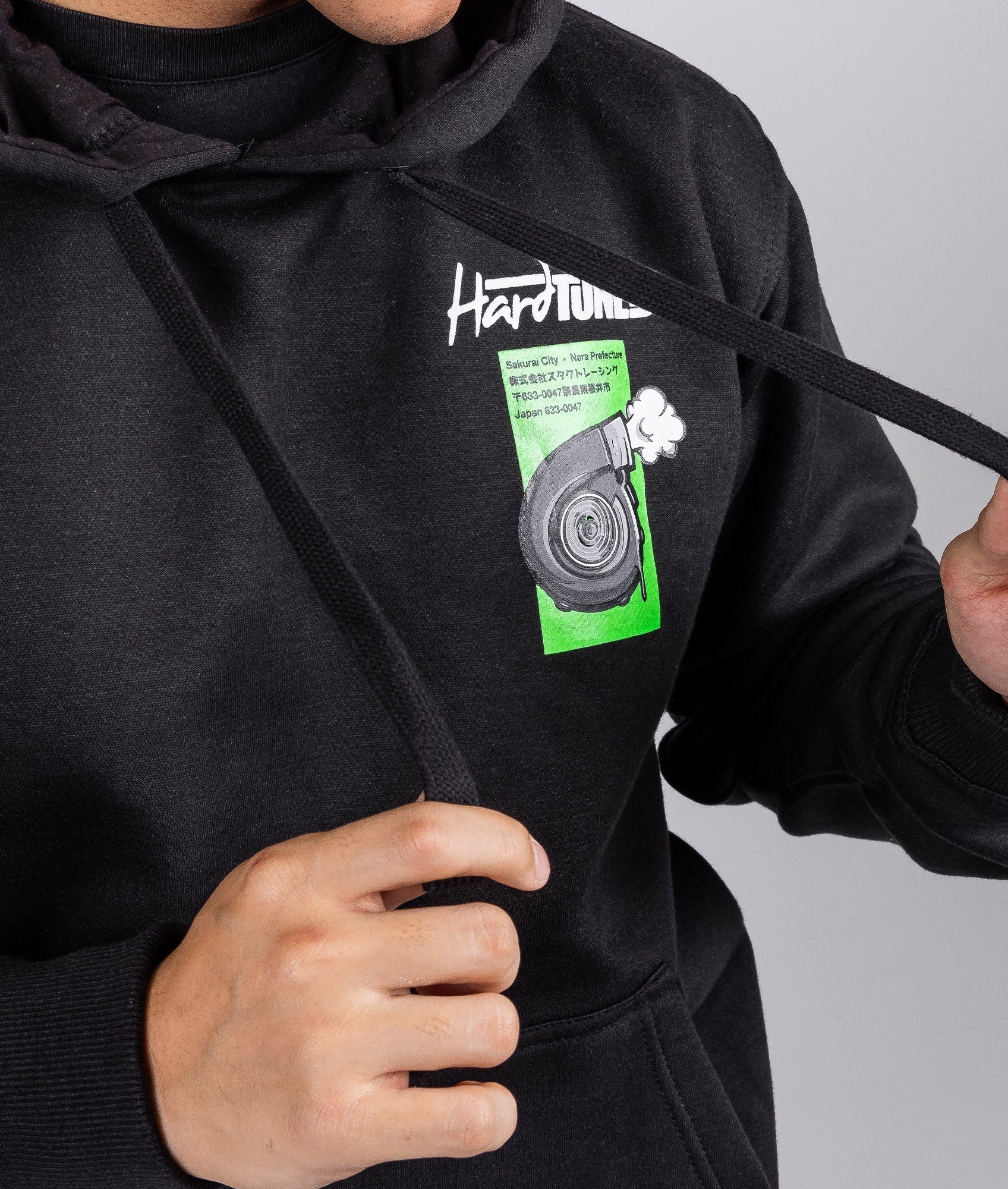 Turbo Bunny Hoodie - Black - Image 7