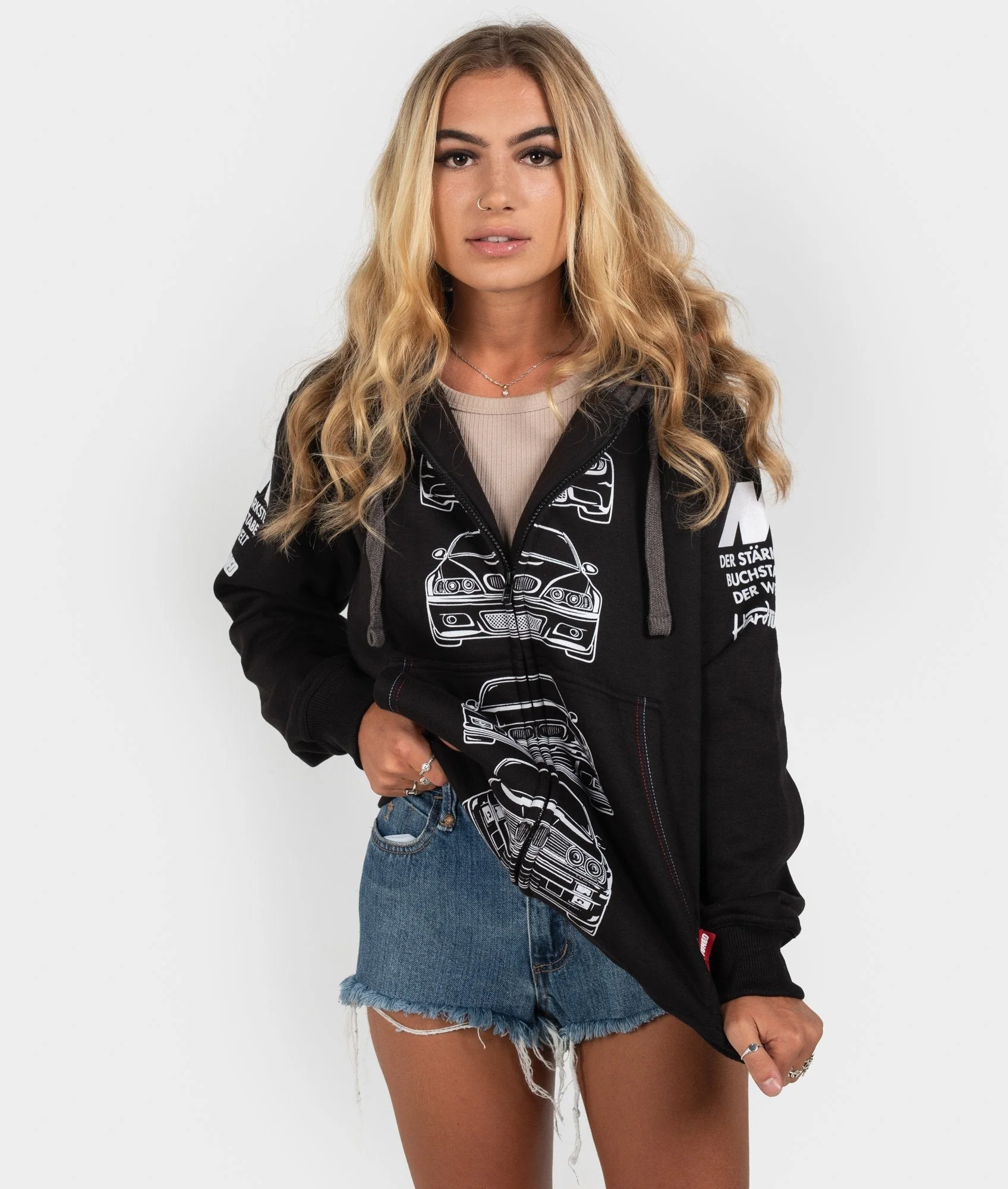 BMW M3 E92, E46, E36, E30 POWER Womens Hoodie - Image 5