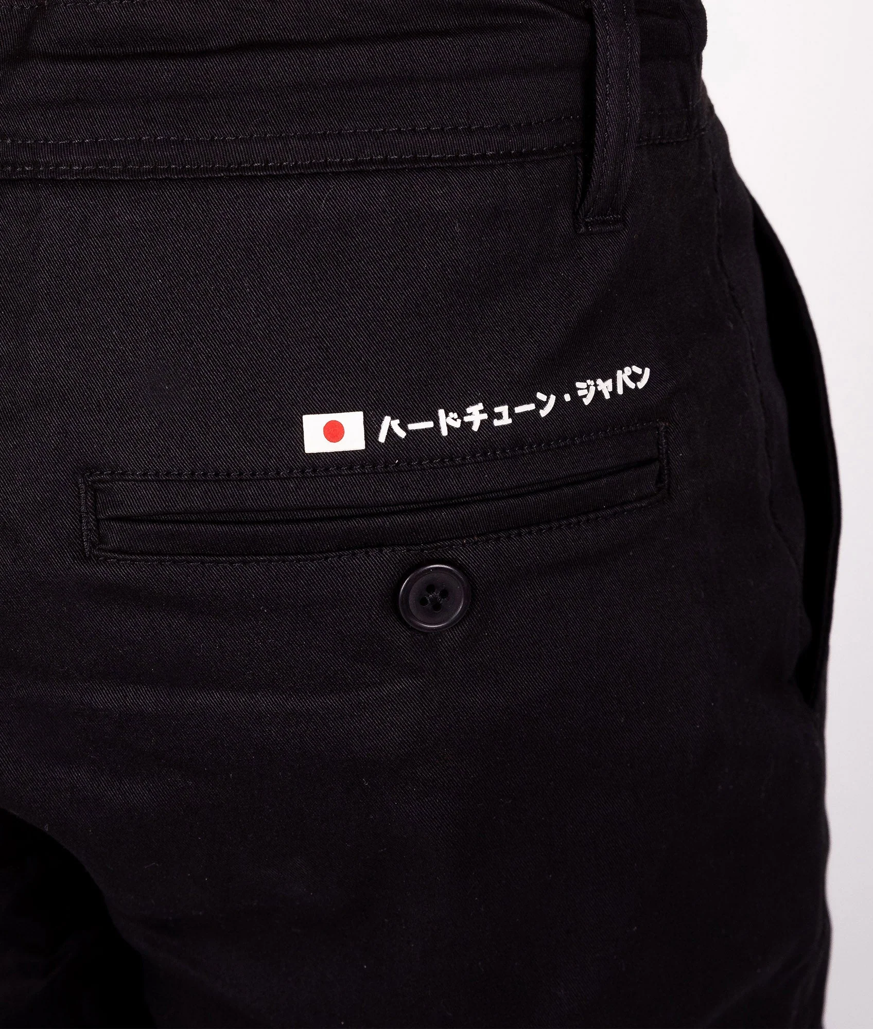 HardTuned Grid Cuffed Chinos - Black - Image 5