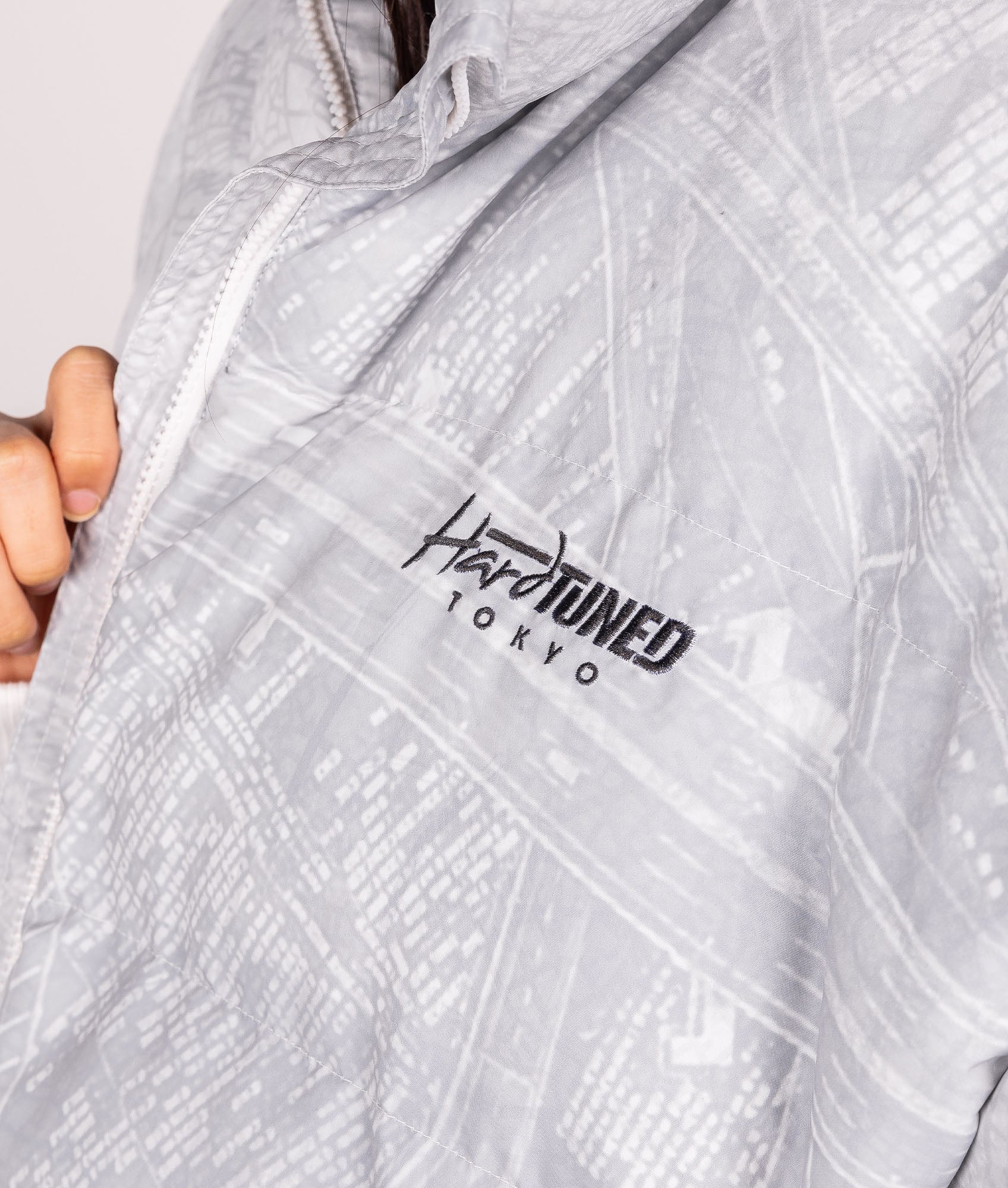 Womens Shuto White Puffer Jacket - Image 5