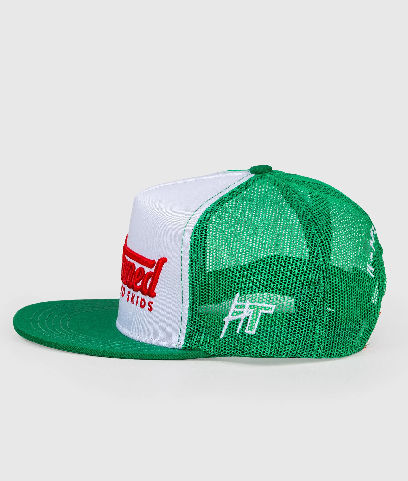 Crispy Skids Flat Brim Trucker Cap - Image 4