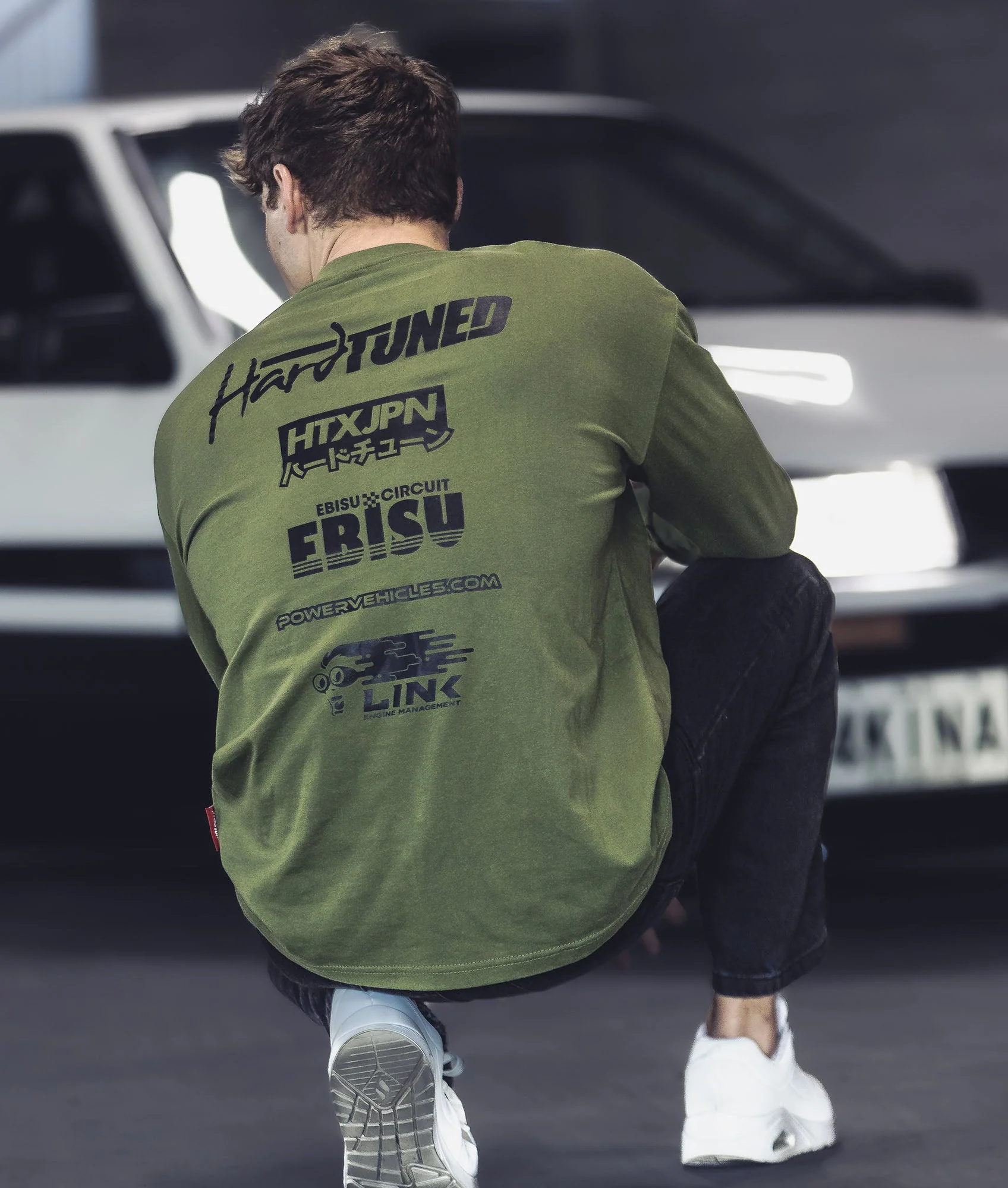 Drift Matsuri Track Tee - Khaki - Image 2