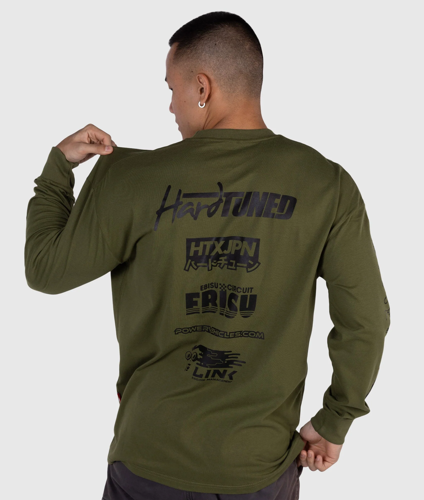 Drift Matsuri Track Tee - Khaki - Image 6