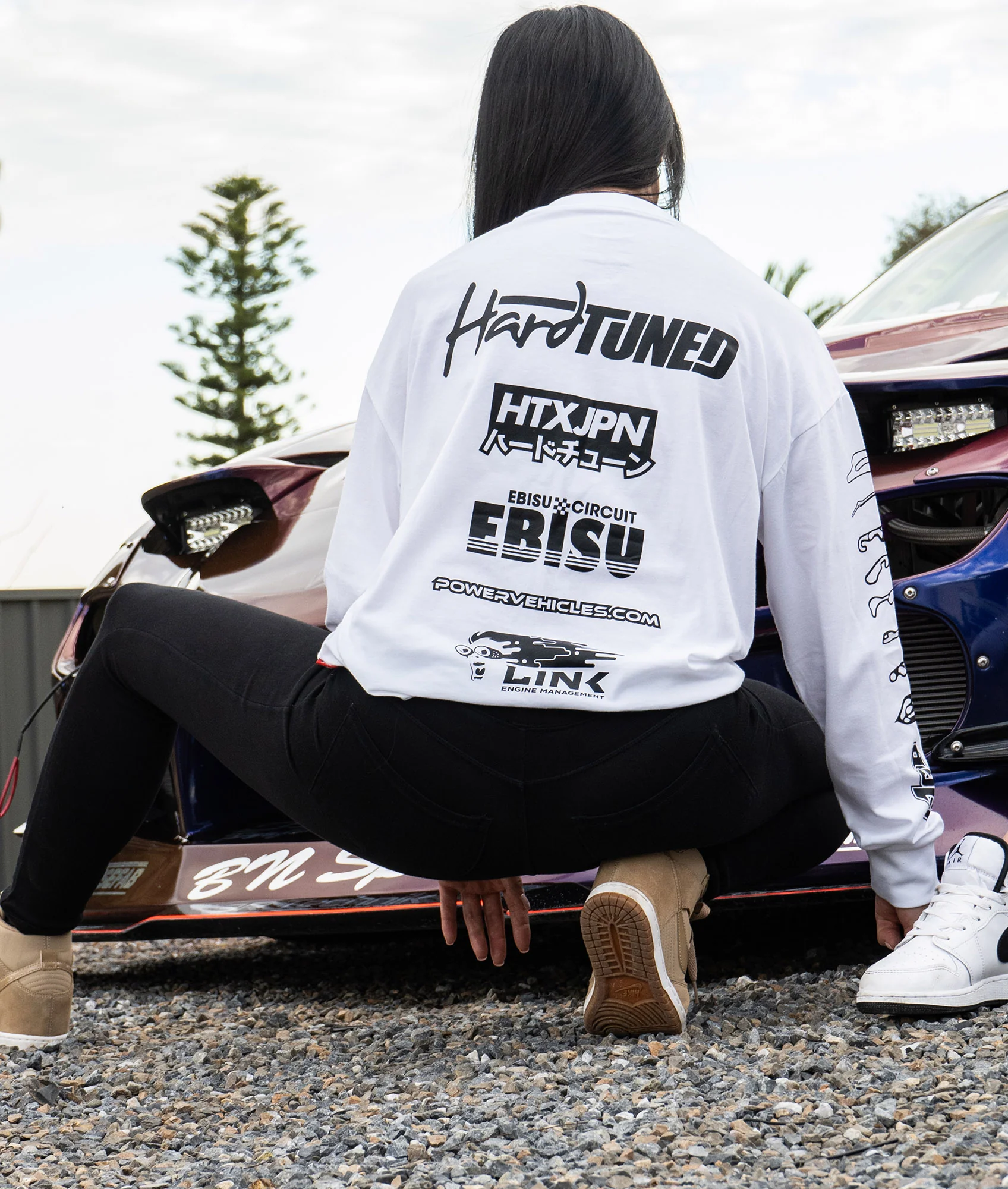 Drift Matsuri Track Tee - White - Image 10