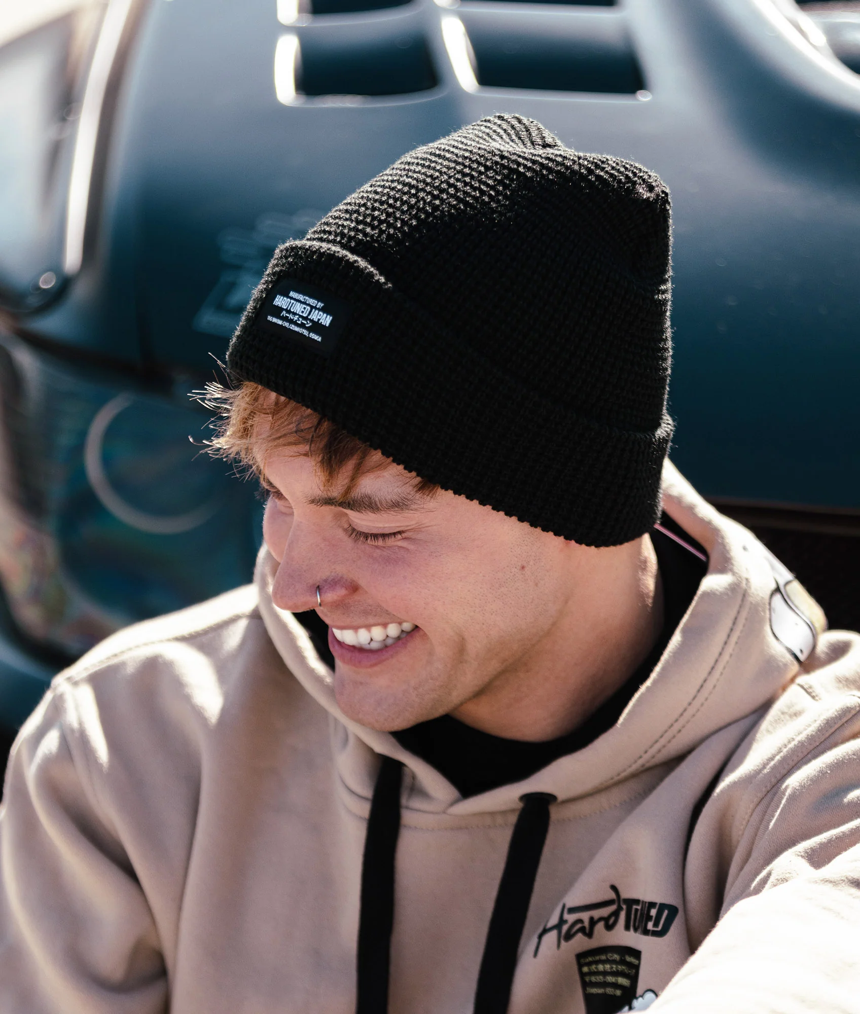 Essential Black Beanie - Image 6