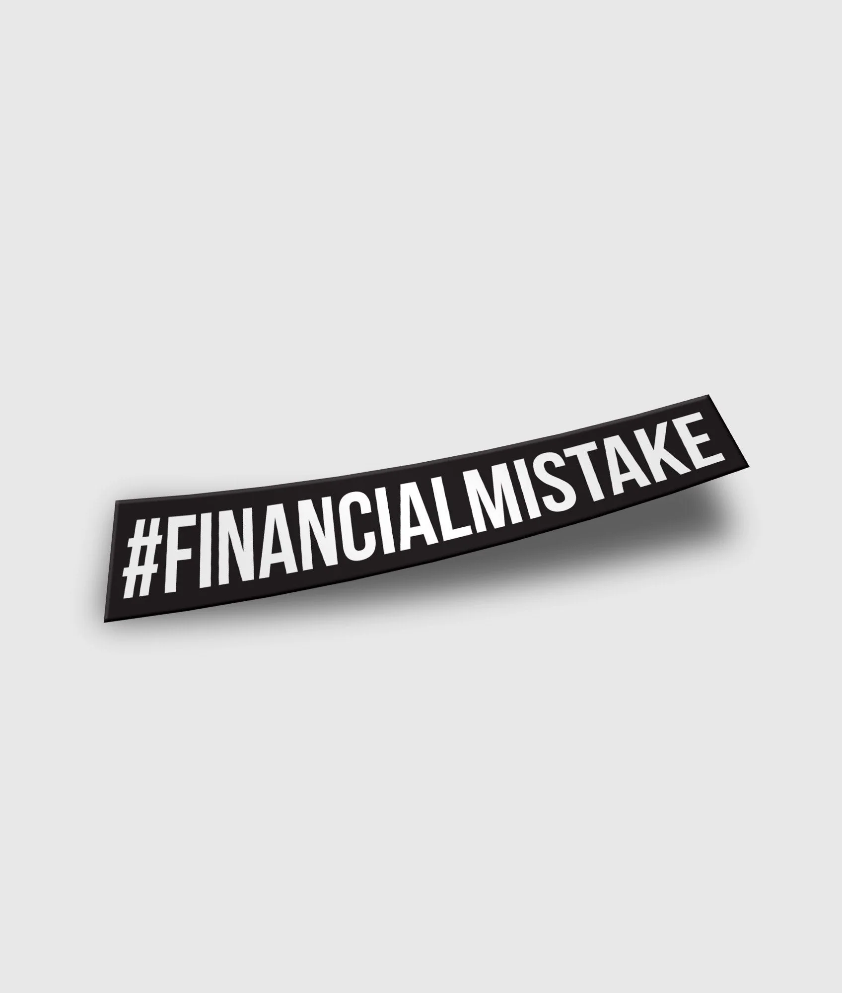 Financial Mistake Sticker