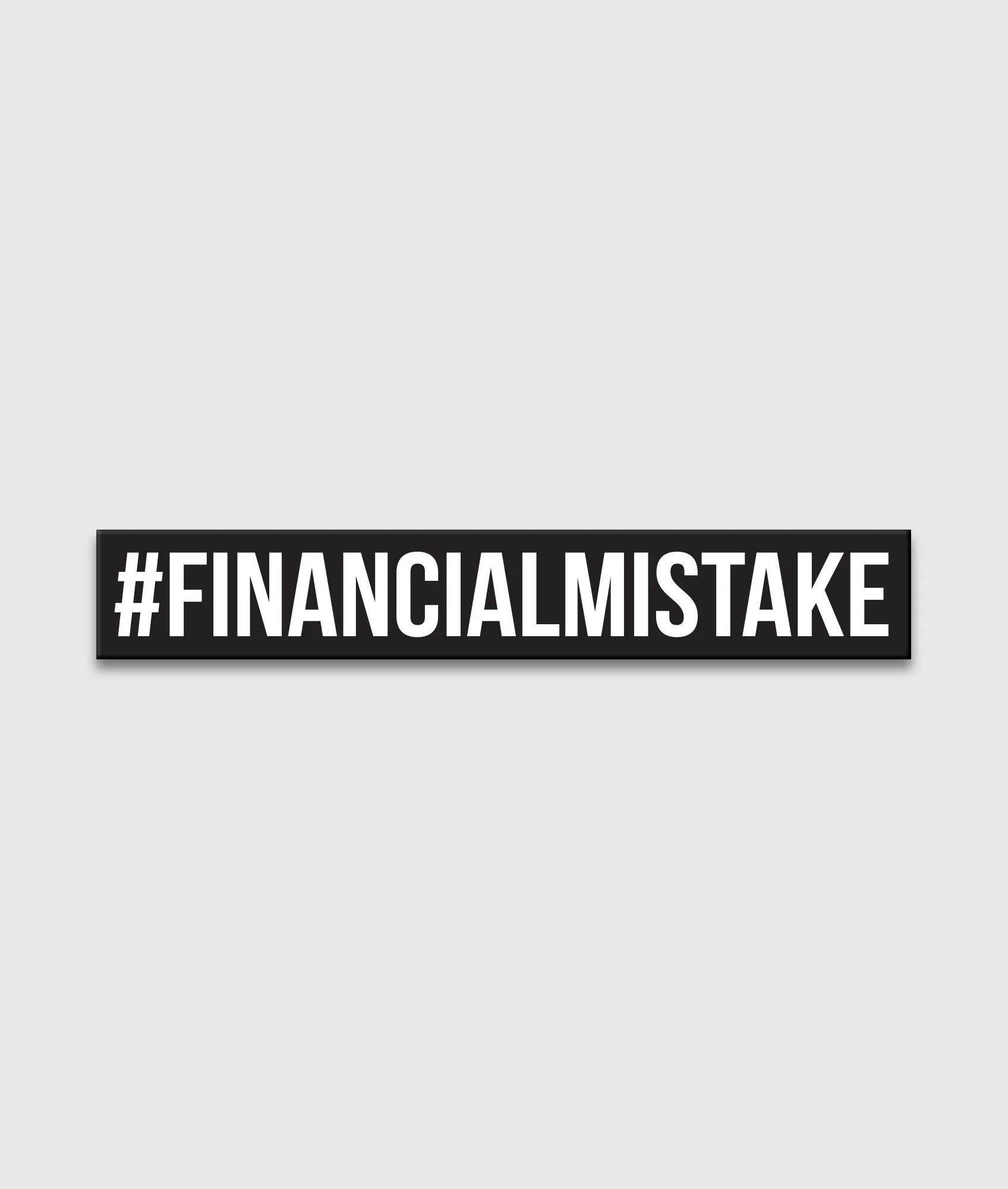 Financial Mistake Sticker - Image 2