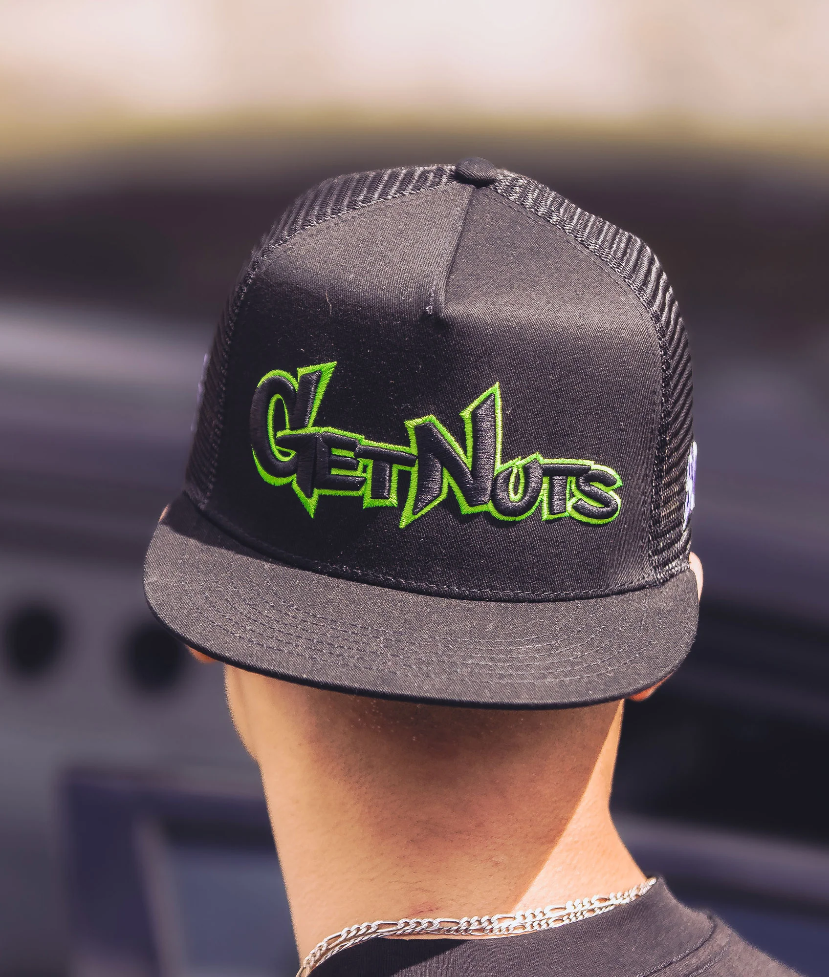 Forrest Wang / Get Nuts Labs Cap - Flat Brim Trucker - Image 8