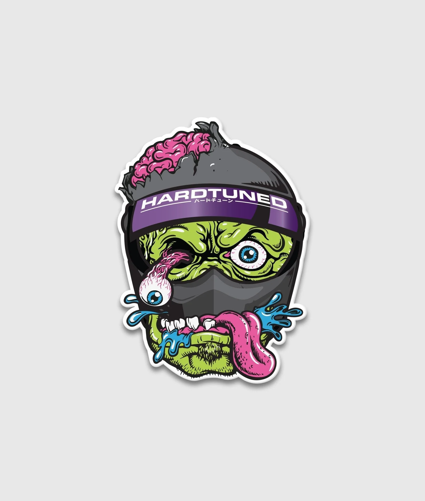 Halloween Race Zombie Sticker - Image 3