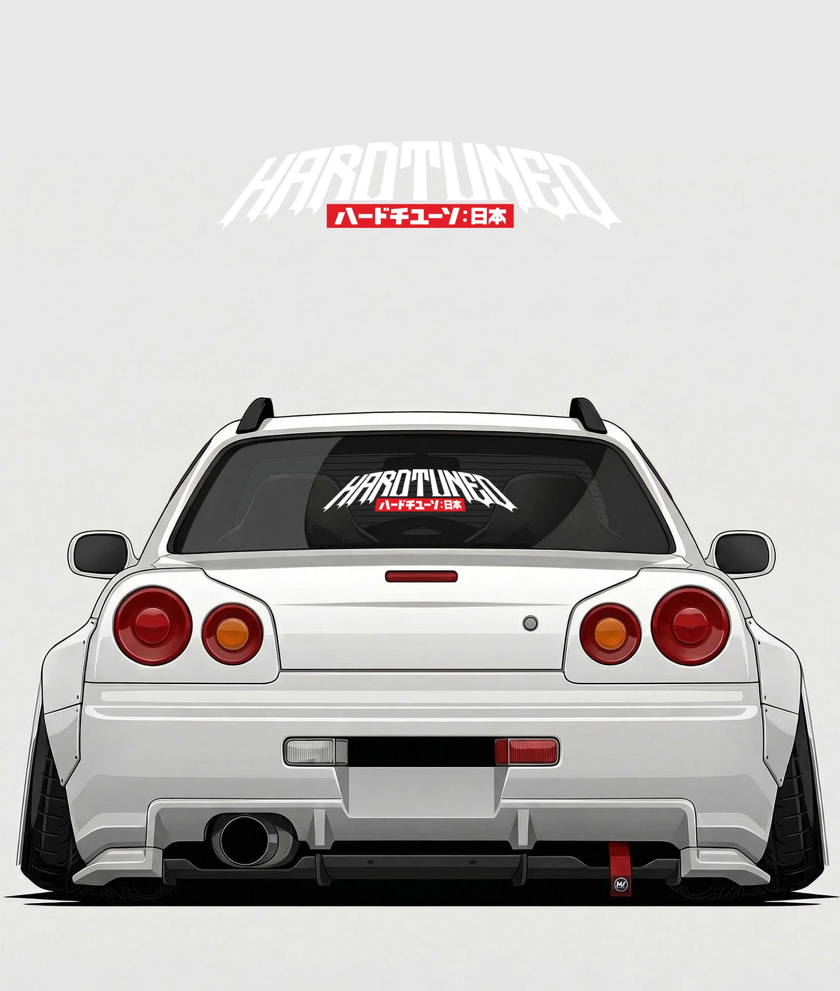 Hardtuned Arch Vinyl Sticker - Image 2