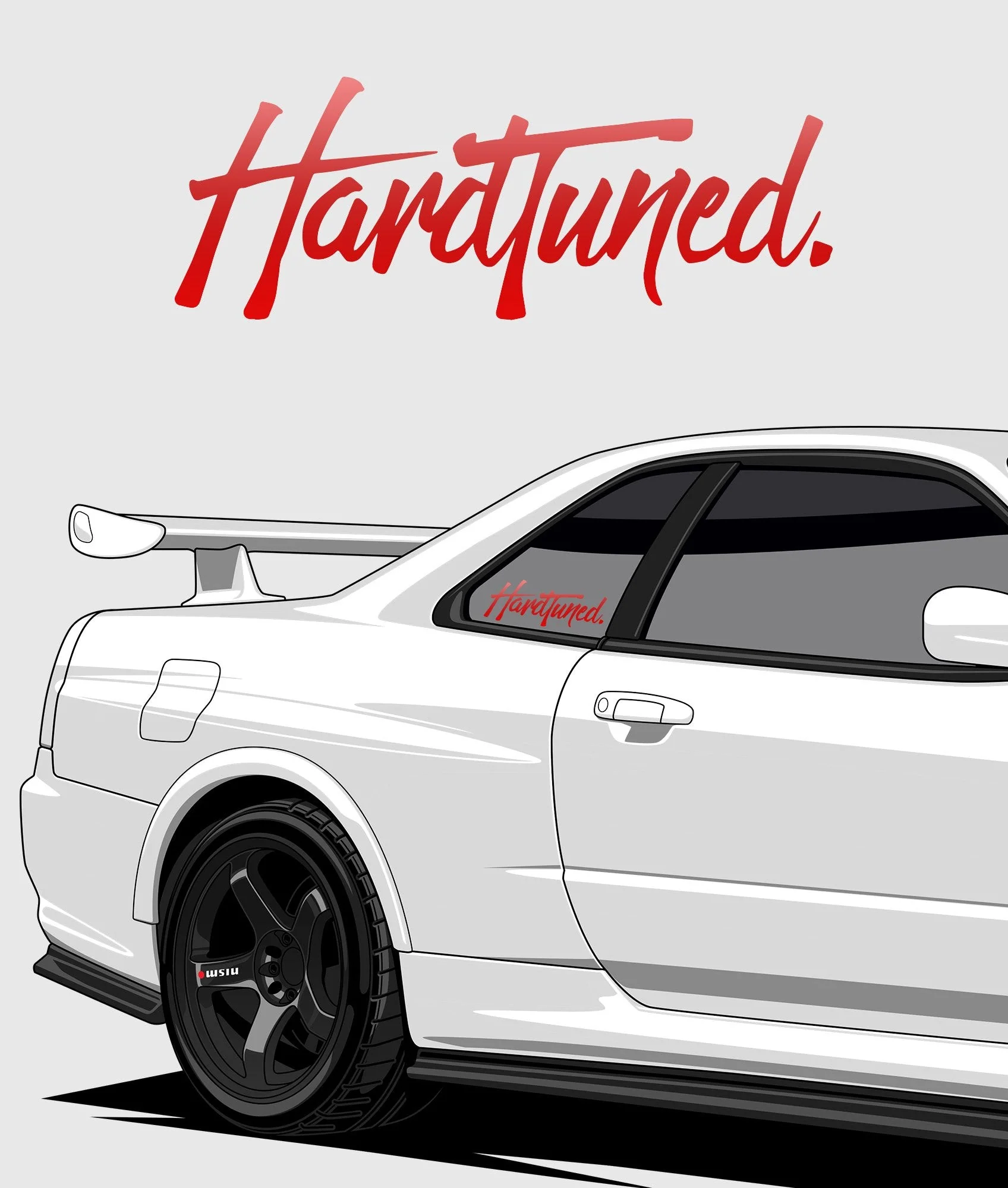 Hardtuned Brush Vinyl Sticker - Image 7