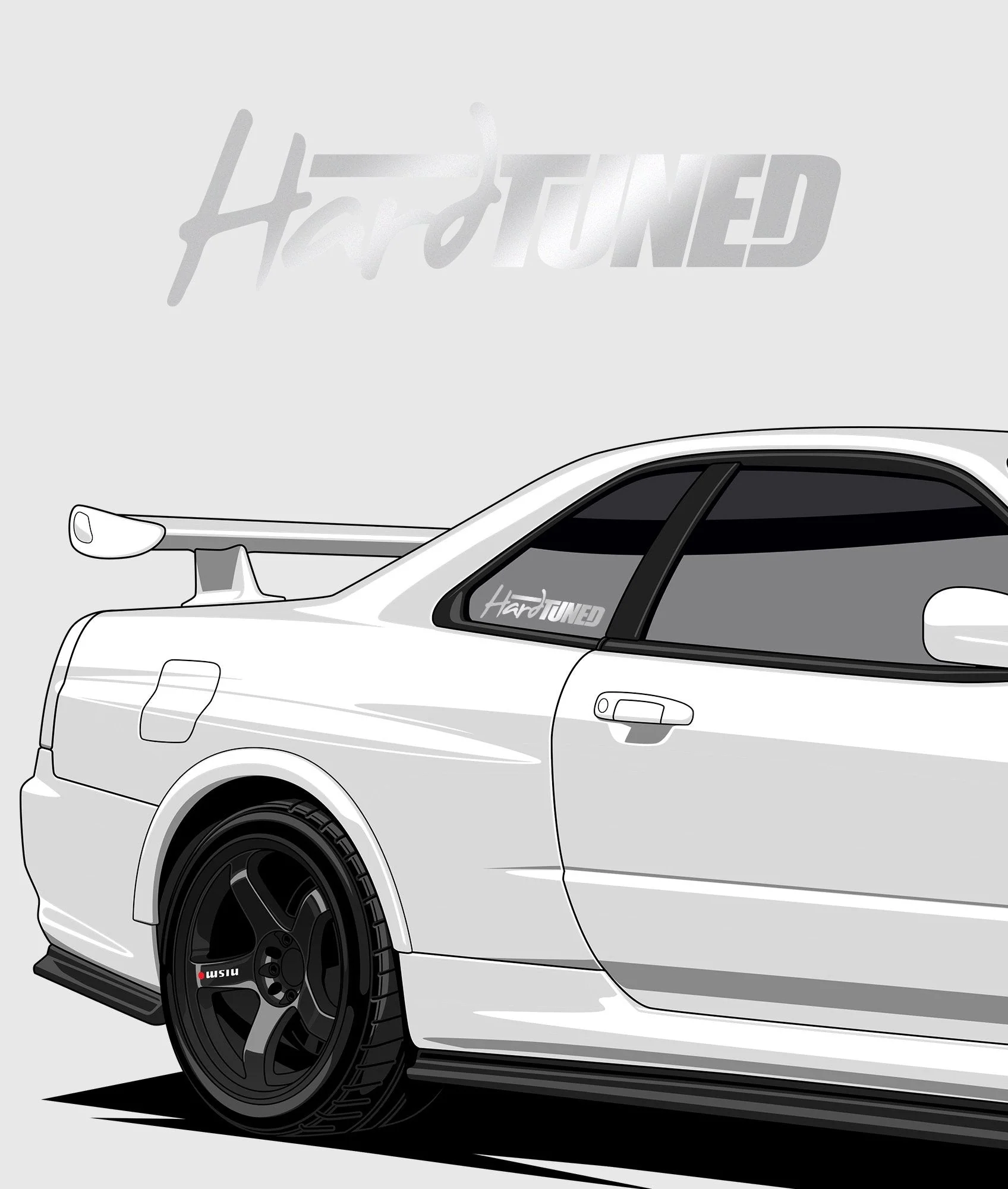 Hardtuned Classic Vinyl Sticker - Image 4