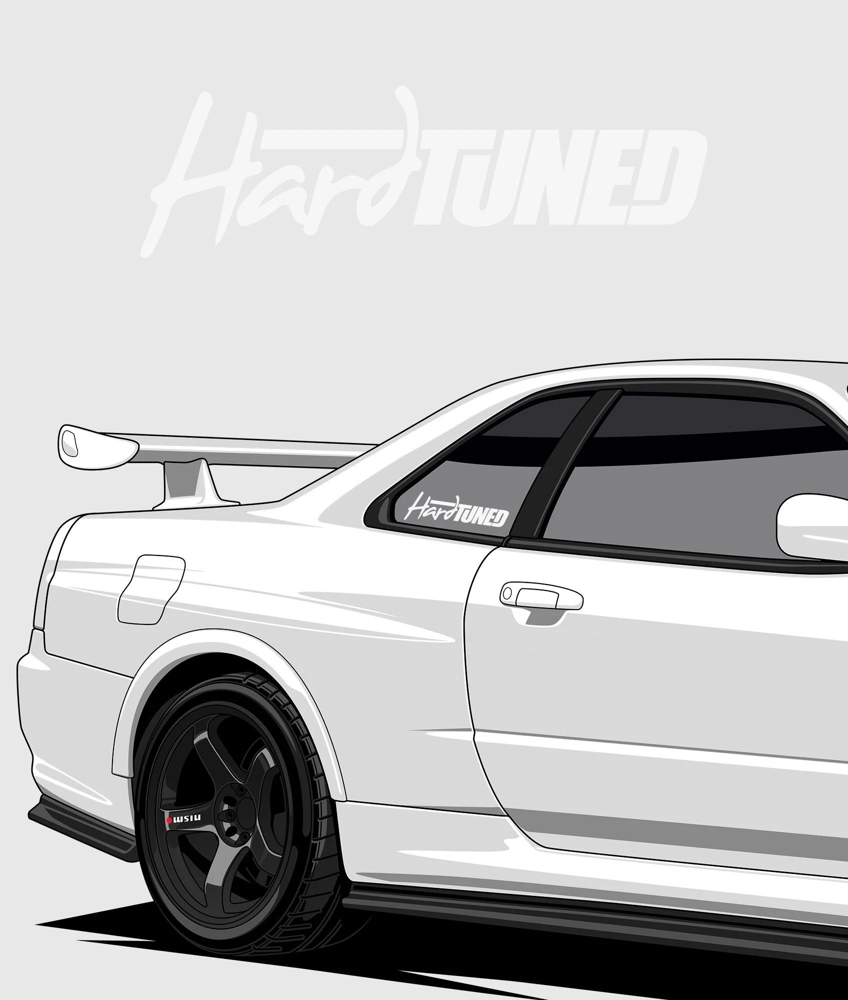 Hardtuned Classic Vinyl Sticker - Image 5