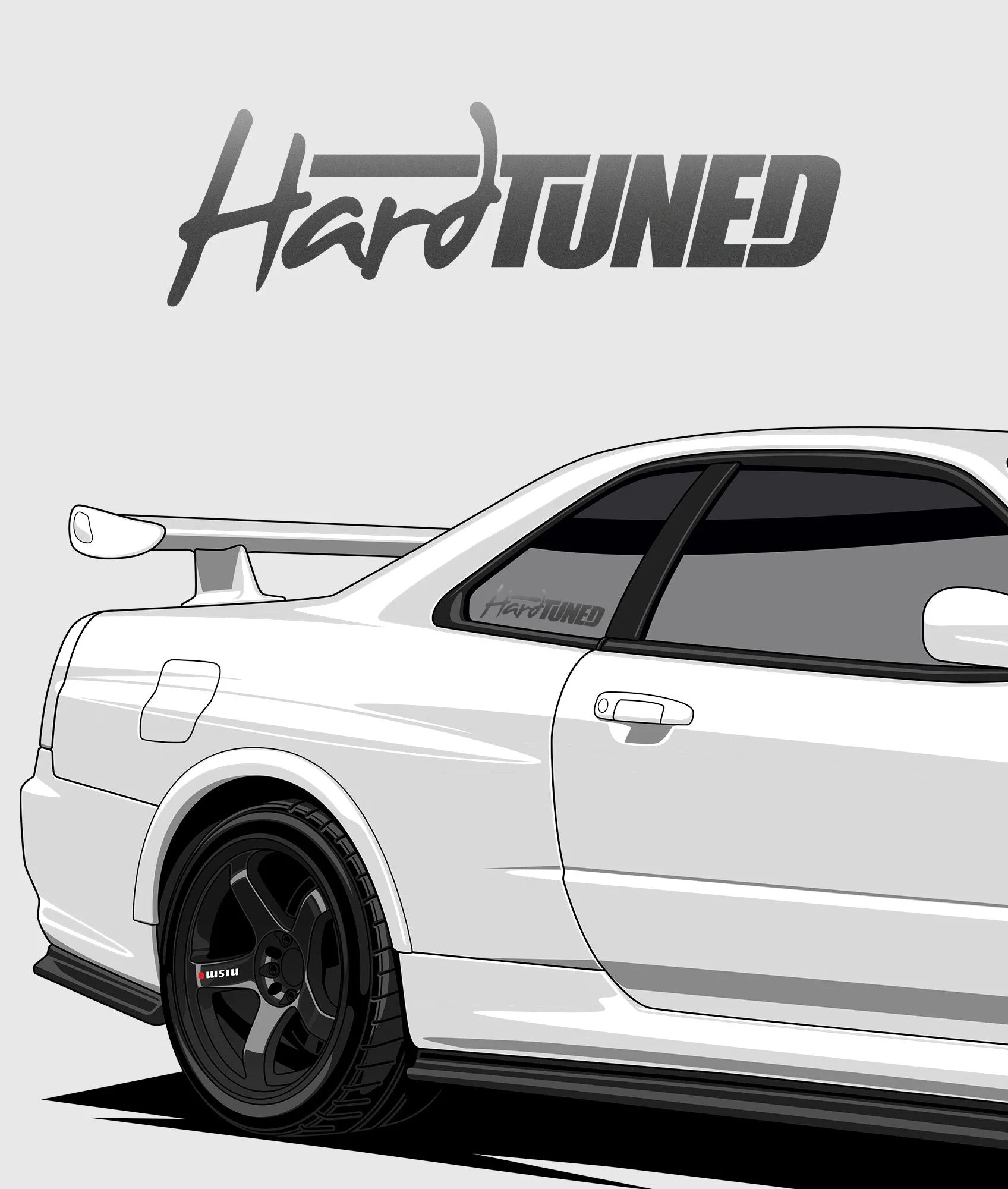 Hardtuned Classic Vinyl Sticker - Image 6