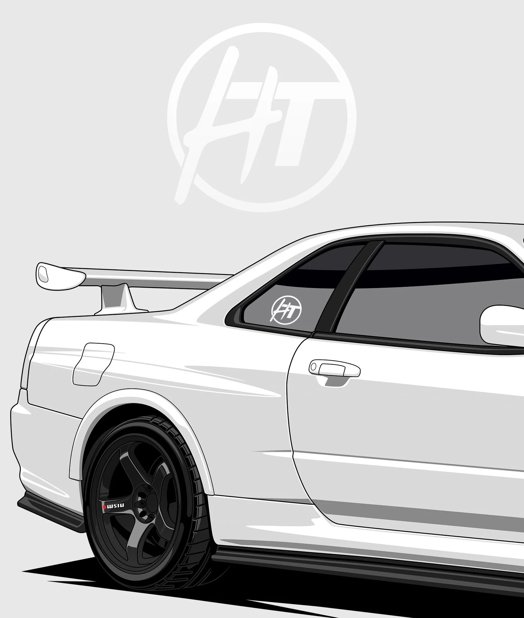 Hardtuned Dot Vinyl Sticker - Image 6