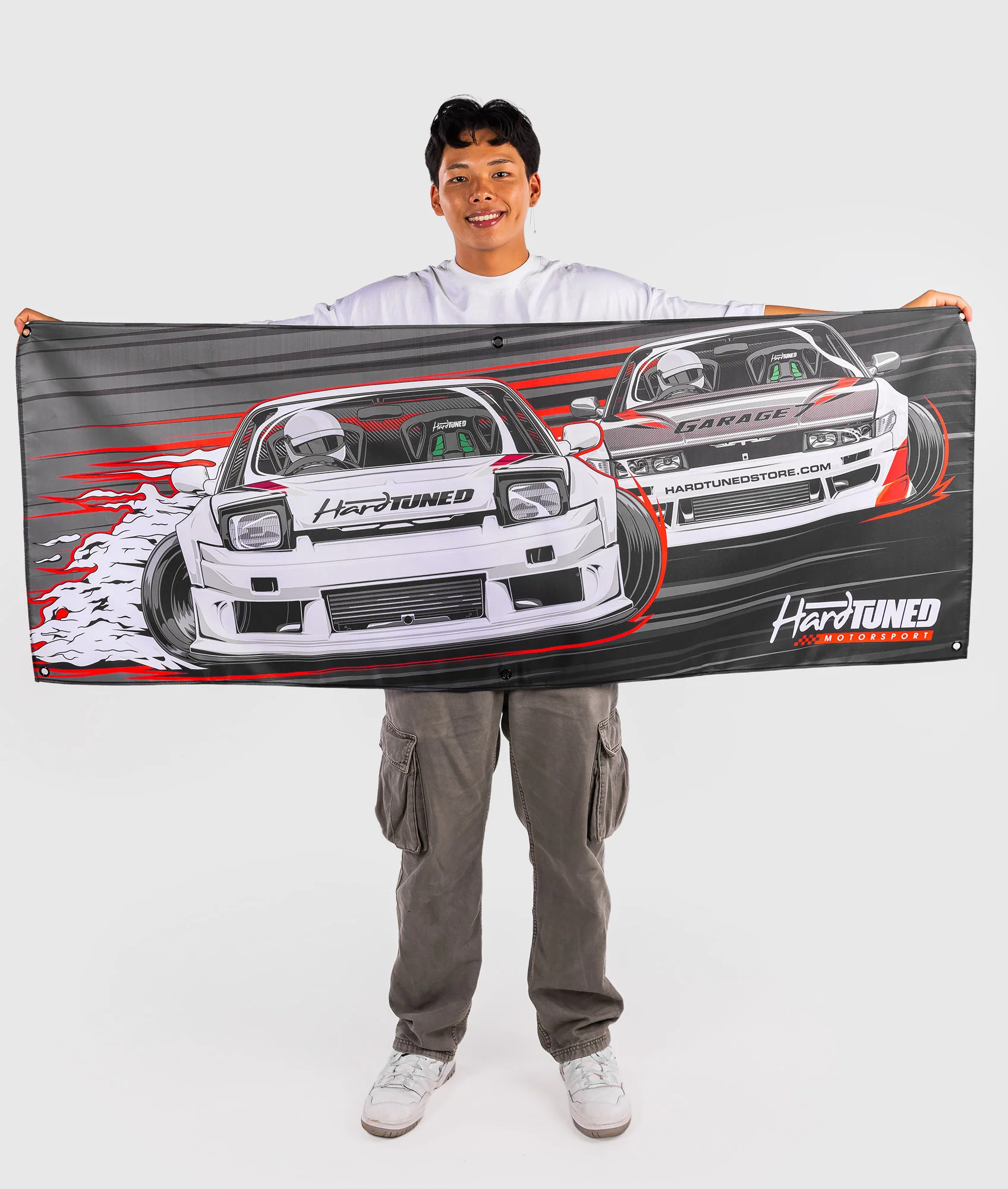 Hardtuned Drift Team Battle Garage Flag