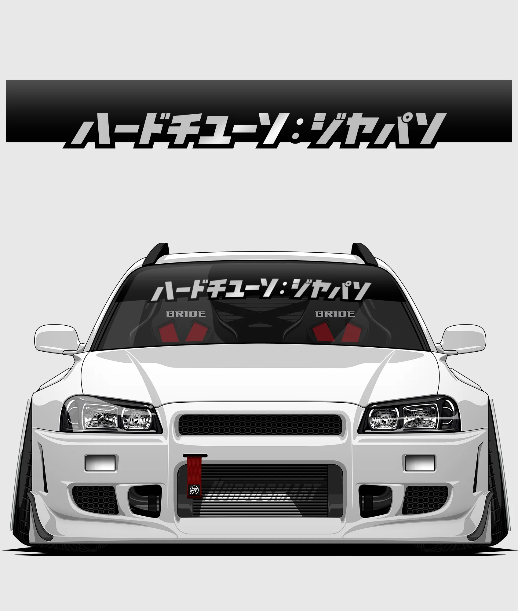 Hardtuned Kanji Window Banner - Solid - Image 2