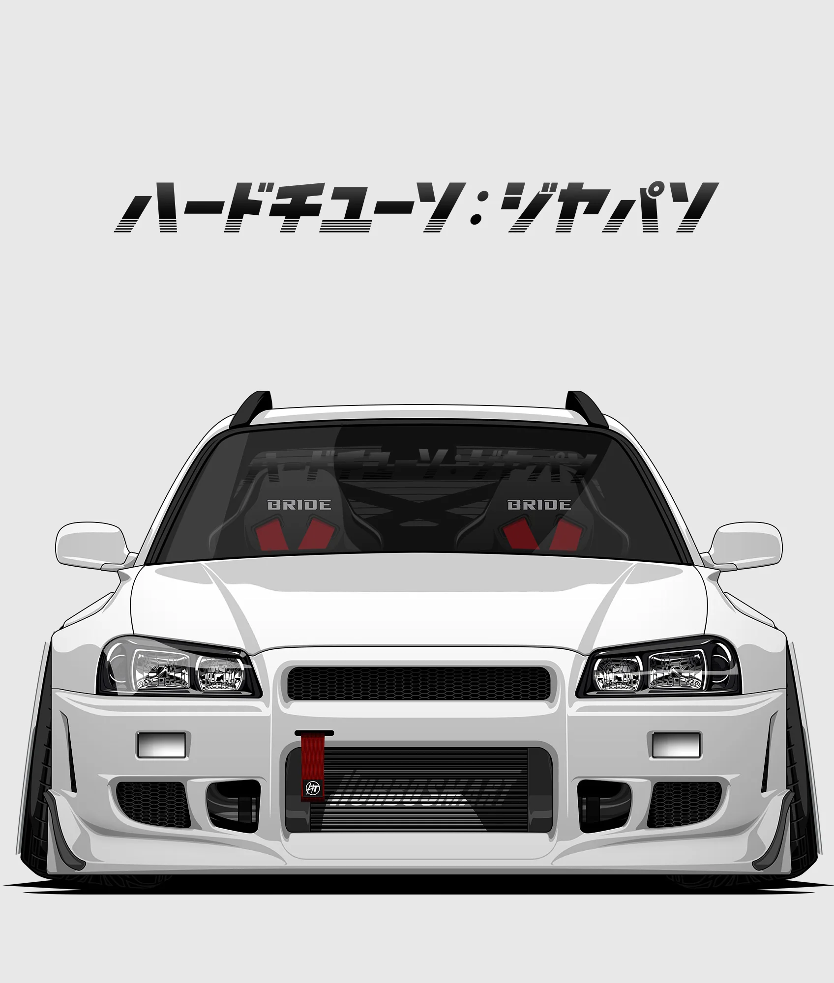 Hardtuned Kanji Window Banner - Stripes - Image 10