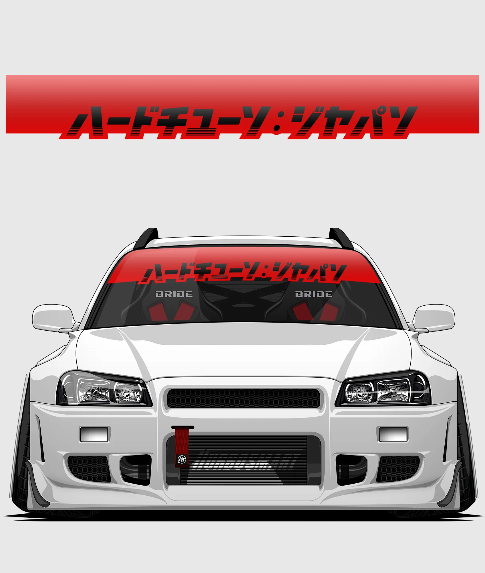 Hardtuned Kanji Window Banner - Stripes - Image 12