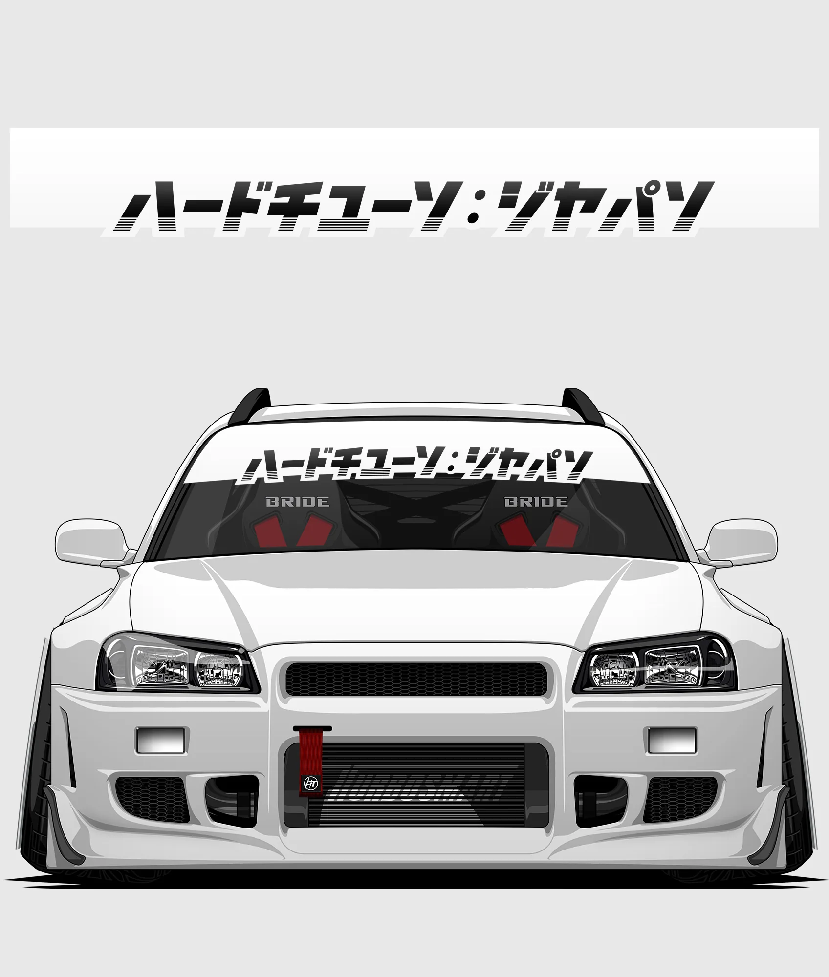 Hardtuned Kanji Window Banner - Stripes - Image 15