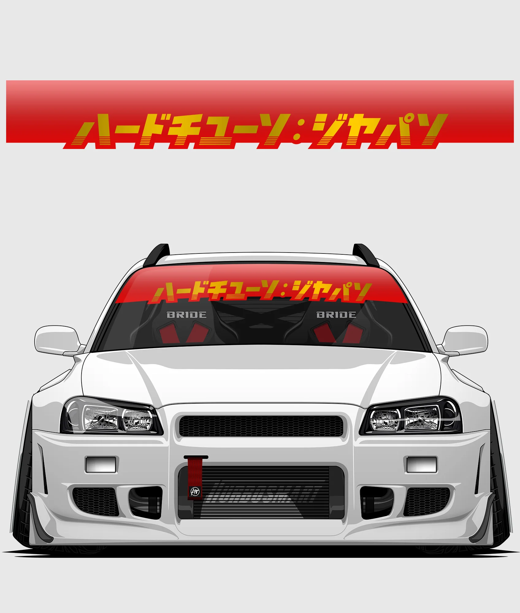 Hardtuned Kanji Window Banner - Stripes - Image 19