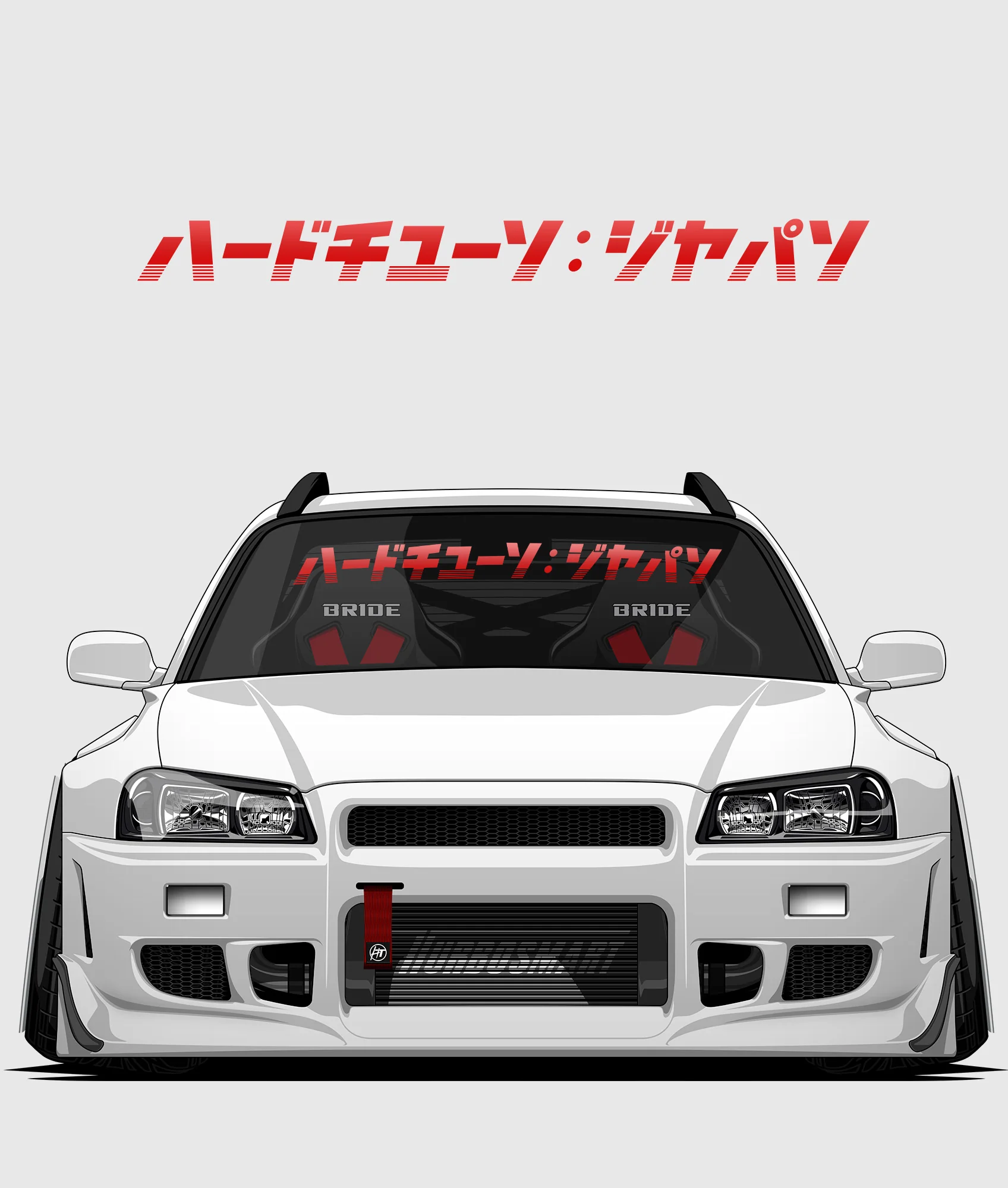 Hardtuned Kanji Window Banner - Stripes - Image 24
