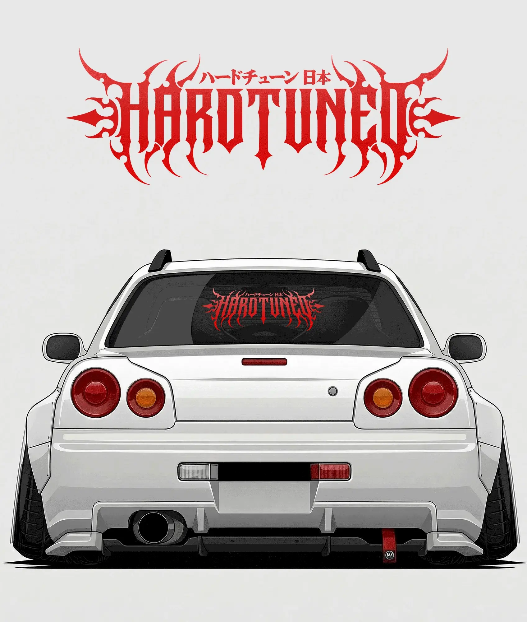 Hardtuned Metal Vinyl Sticker - Image 2