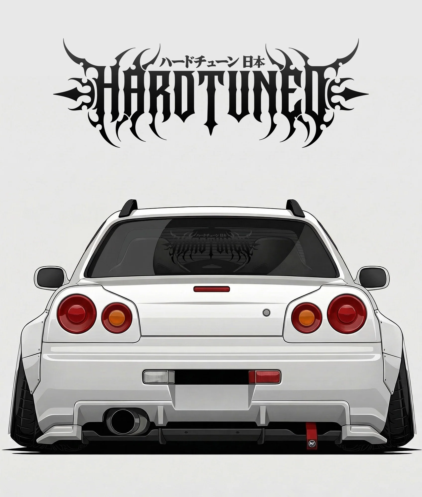 Hardtuned Metal Vinyl Sticker - Image 3