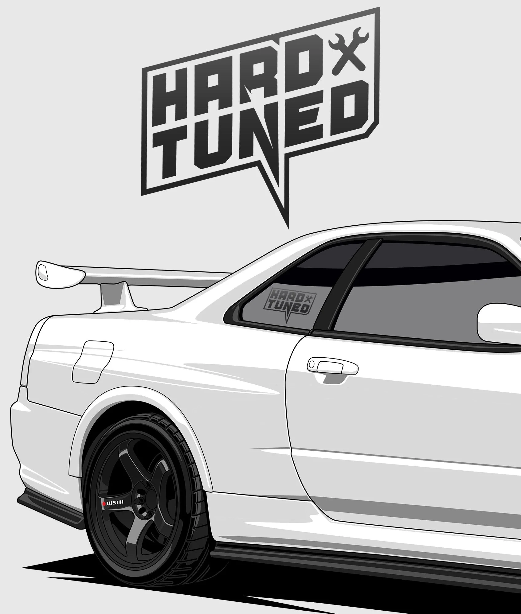 HardTuned Pitstop Vinyl Sticker - Image 2