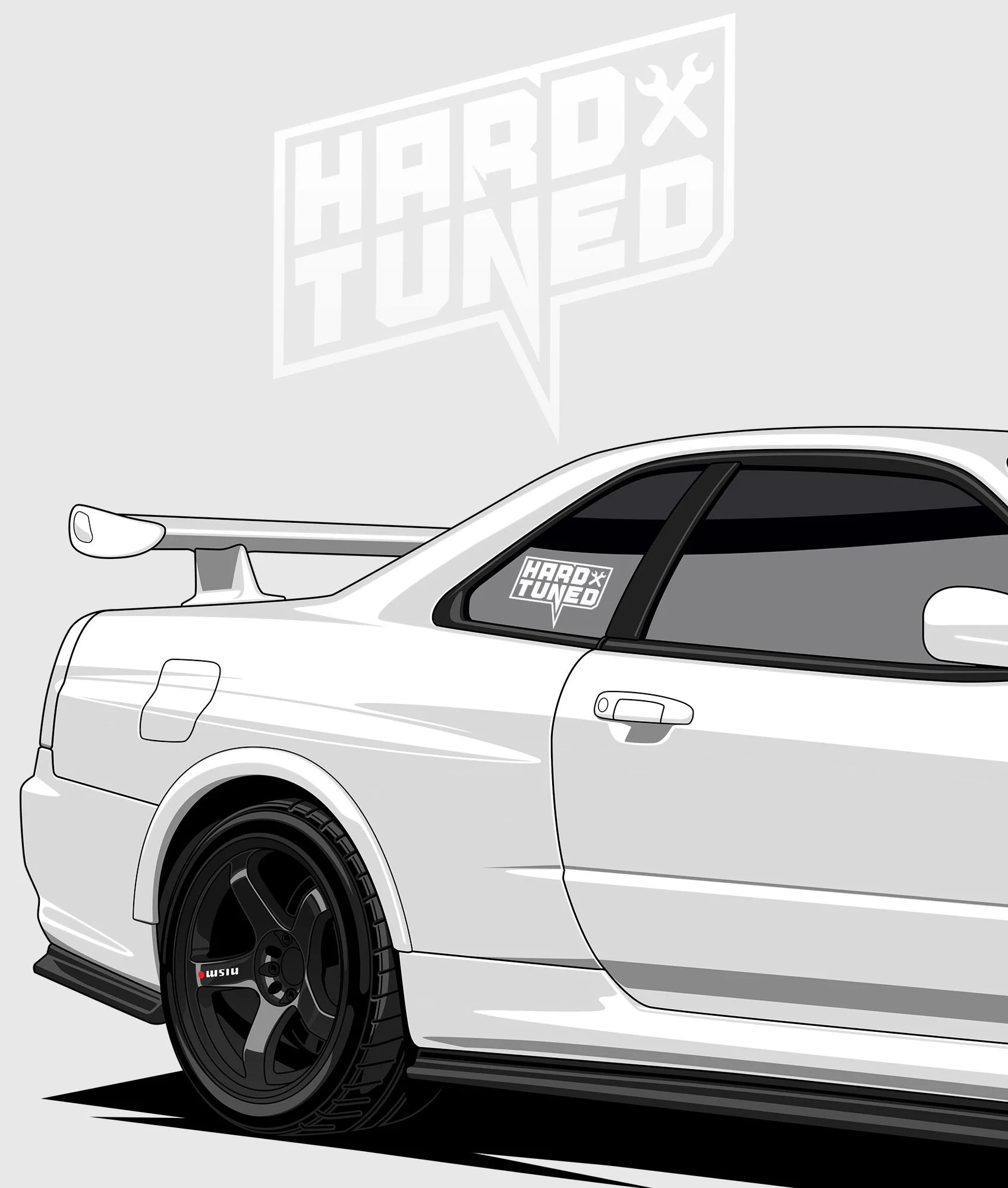 HardTuned Pitstop Vinyl Sticker - Image 3