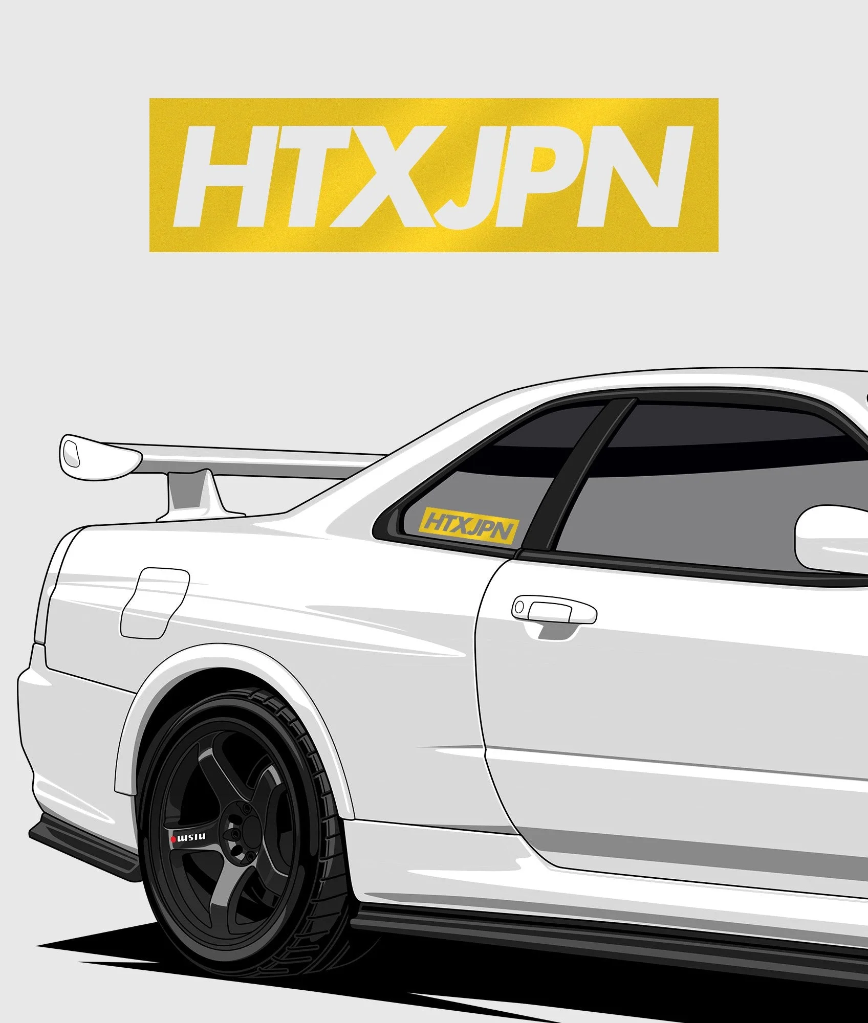 HTXJPN Classic Vinyl Sticker - Image 3