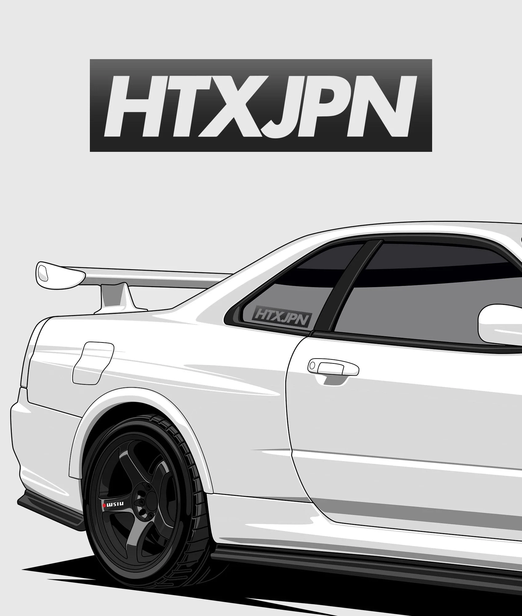 HTXJPN Classic Vinyl Sticker - Image 5