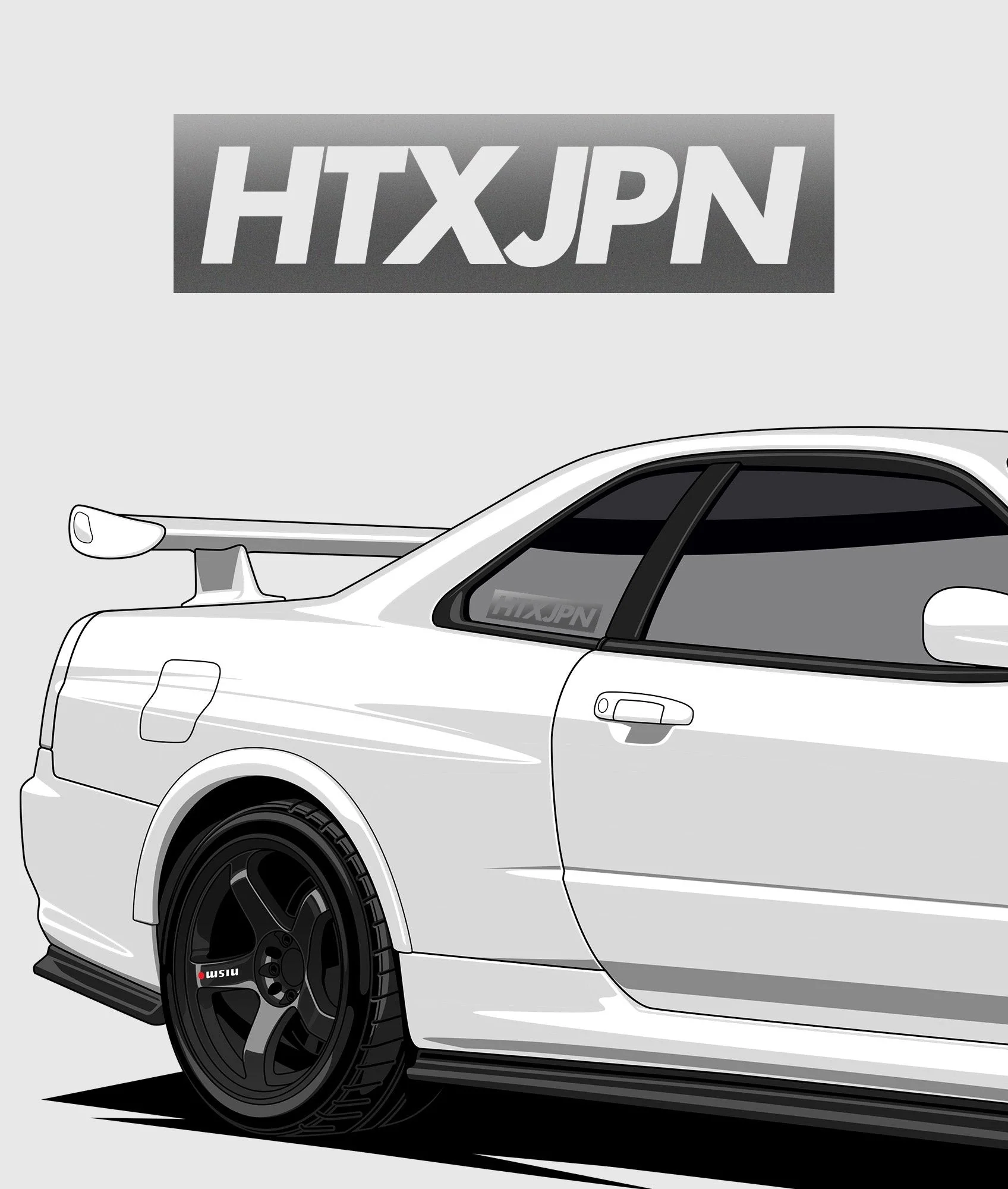 HTXJPN Classic Vinyl Sticker - Image 8