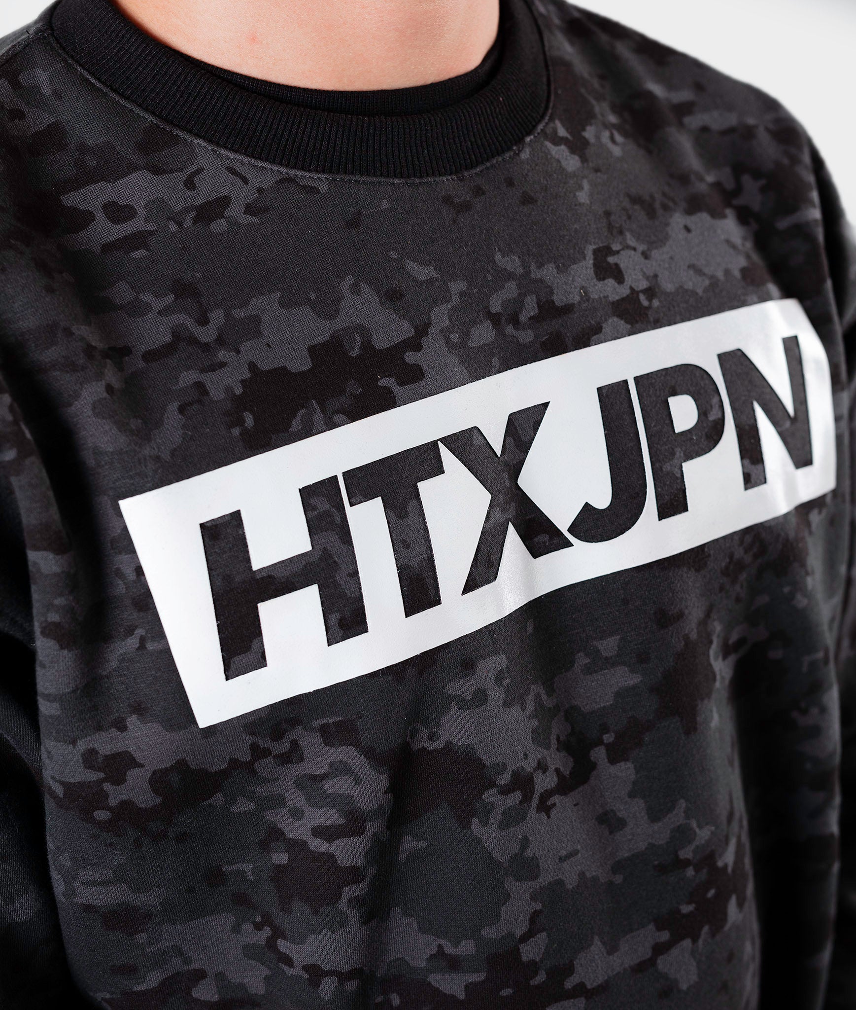 HTXJPN Times Crew Sweater - Camo - Image 3