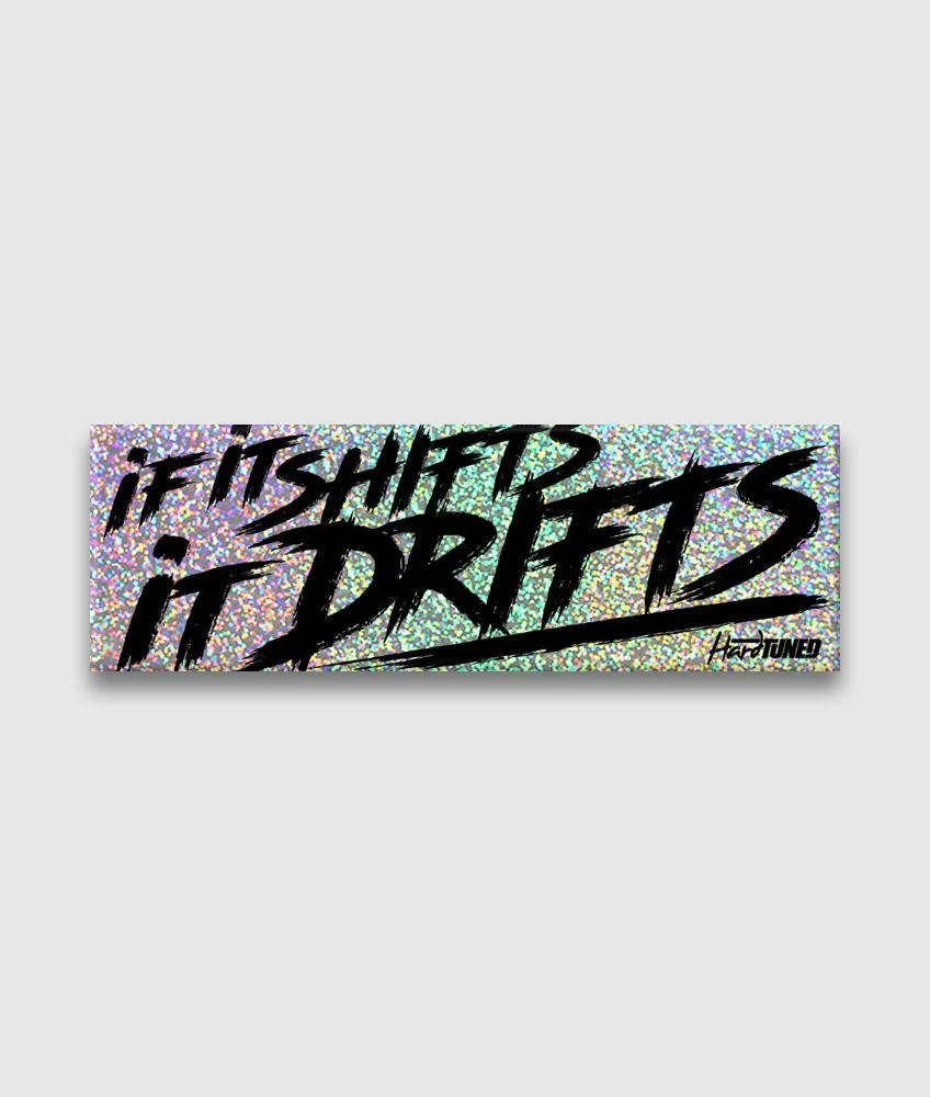 If It Shifts It Drifts Sticker - Glitter - Image 2
