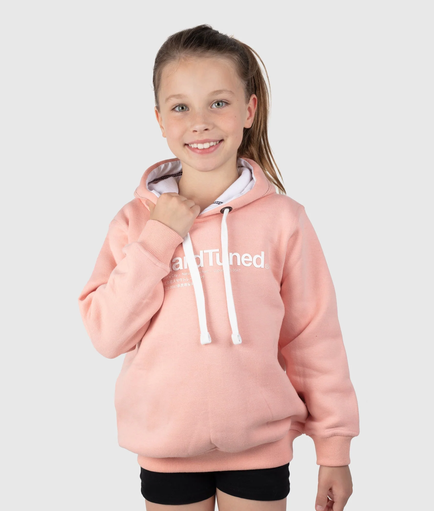 Kids Essential Hoodie - Apricot - Image 2
