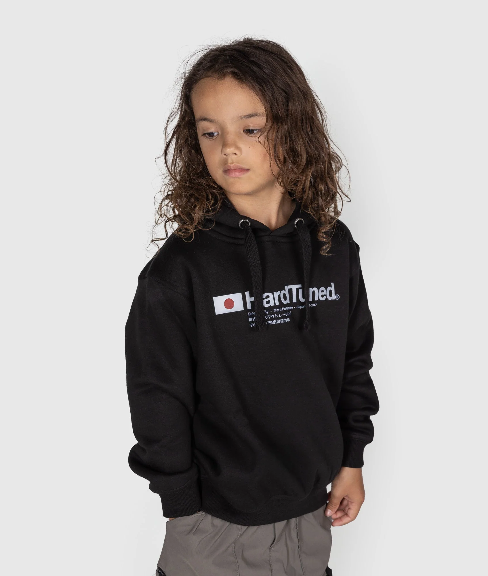 Kids Essential Hoodie - Black - Image 4