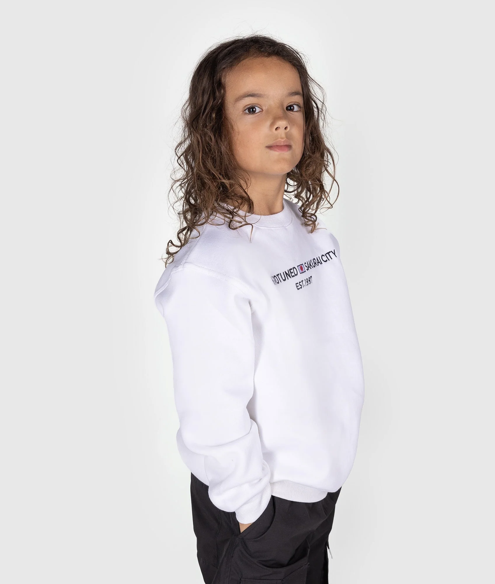 Kids Sakurai Sweater - White - Image 6