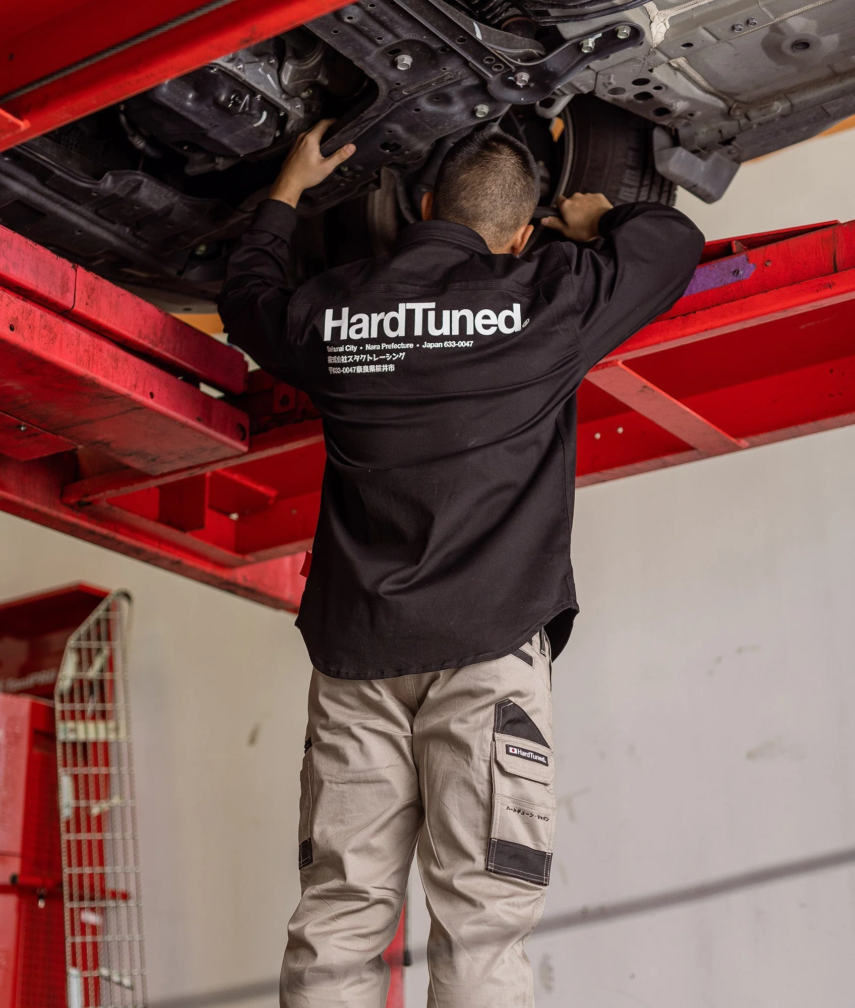 Hardtuned Long Sleeve Work Shirt - Black - Image 5