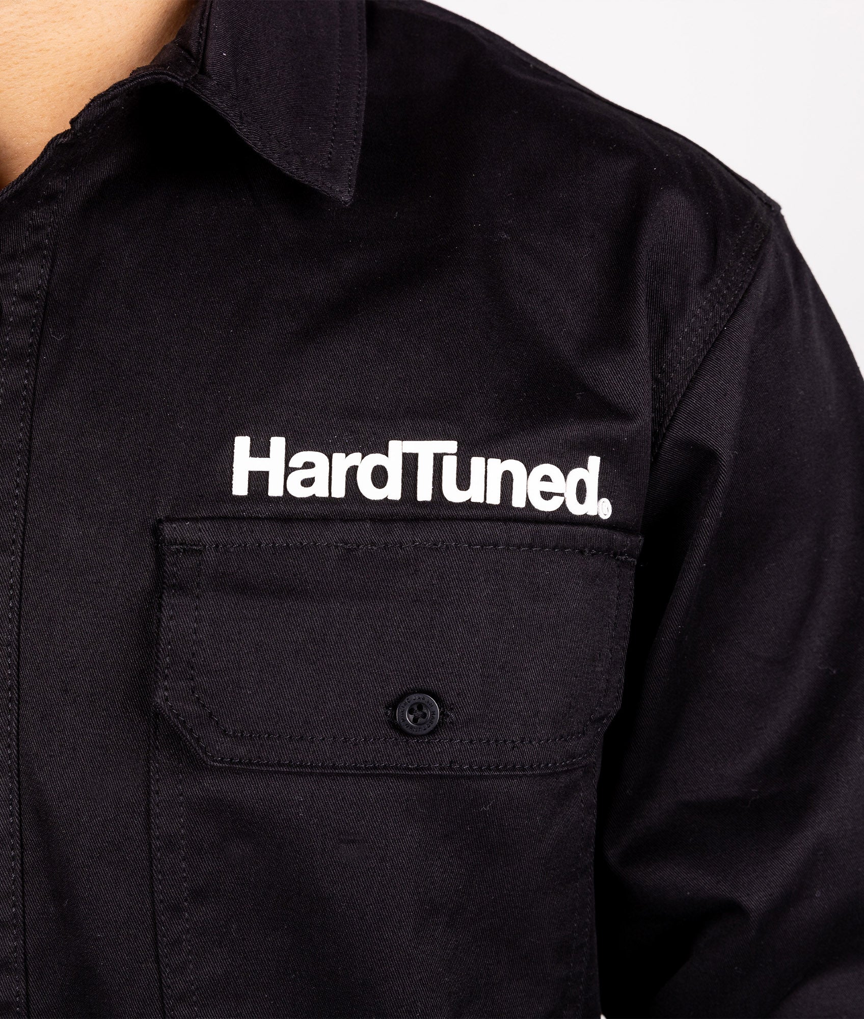 Hardtuned Long Sleeve Work Shirt - Black - Image 8