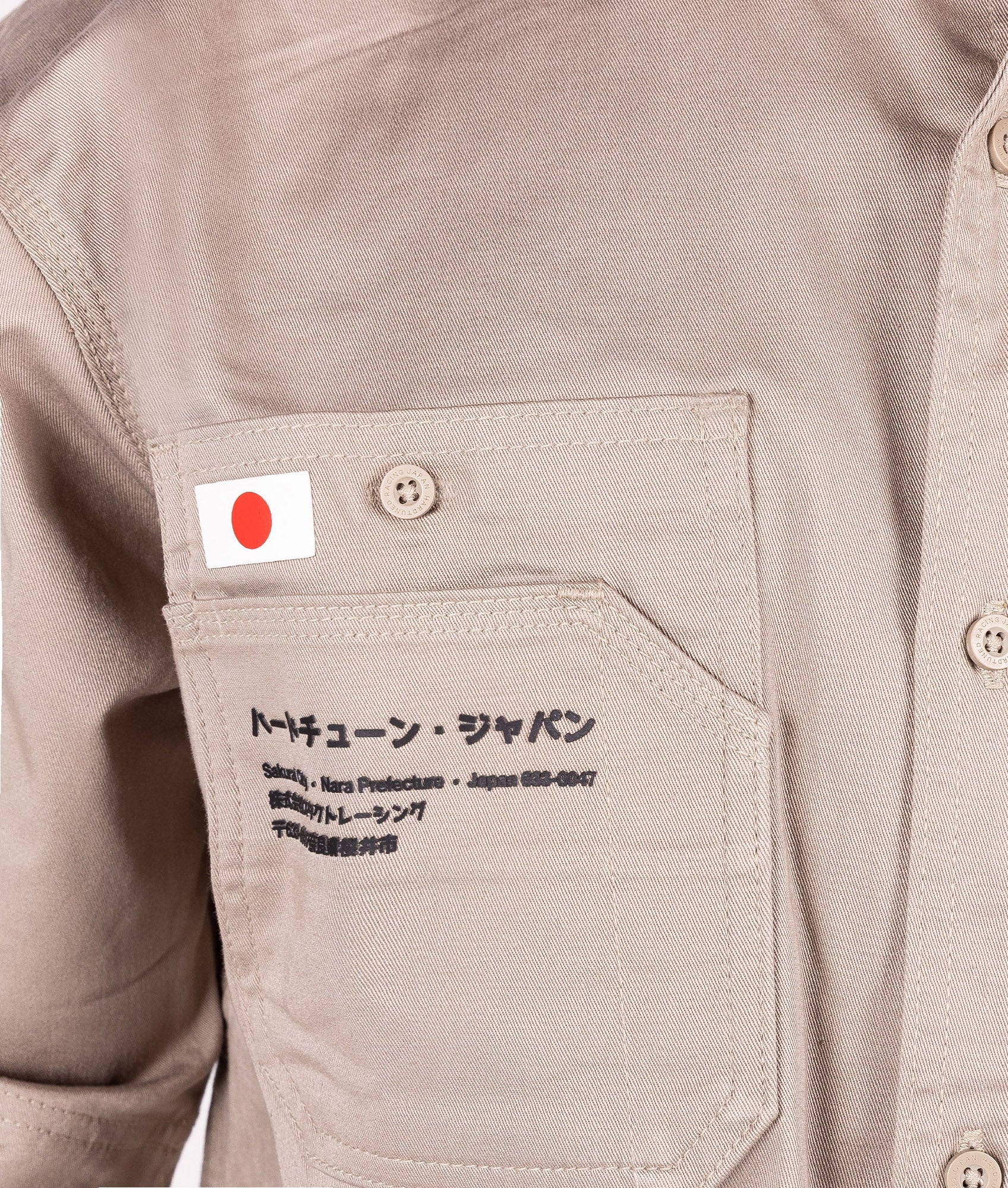 Hardtuned Long Sleeve Work Shirt - Tan - Image 4