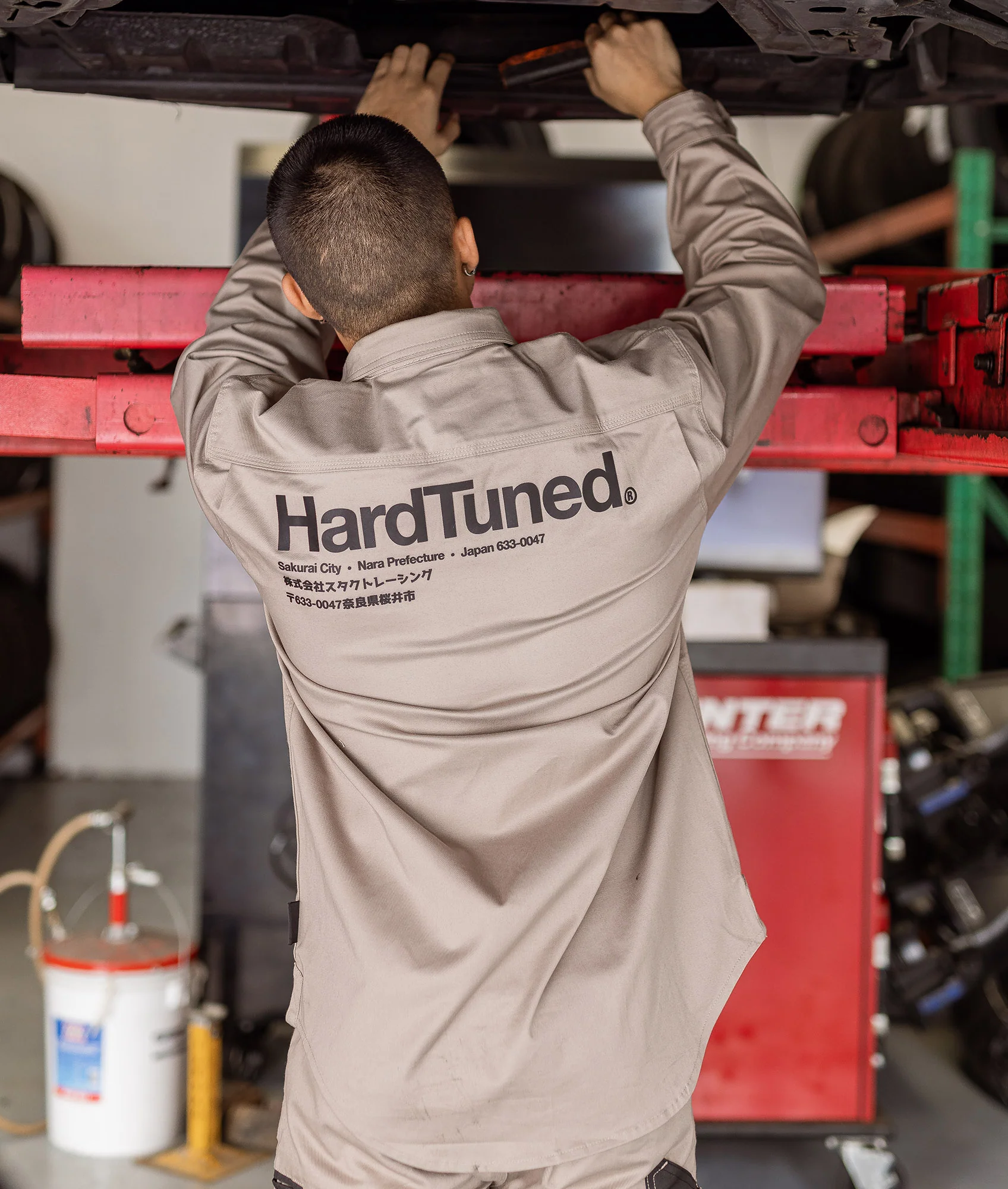 Hardtuned Long Sleeve Work Shirt - Tan - Image 9