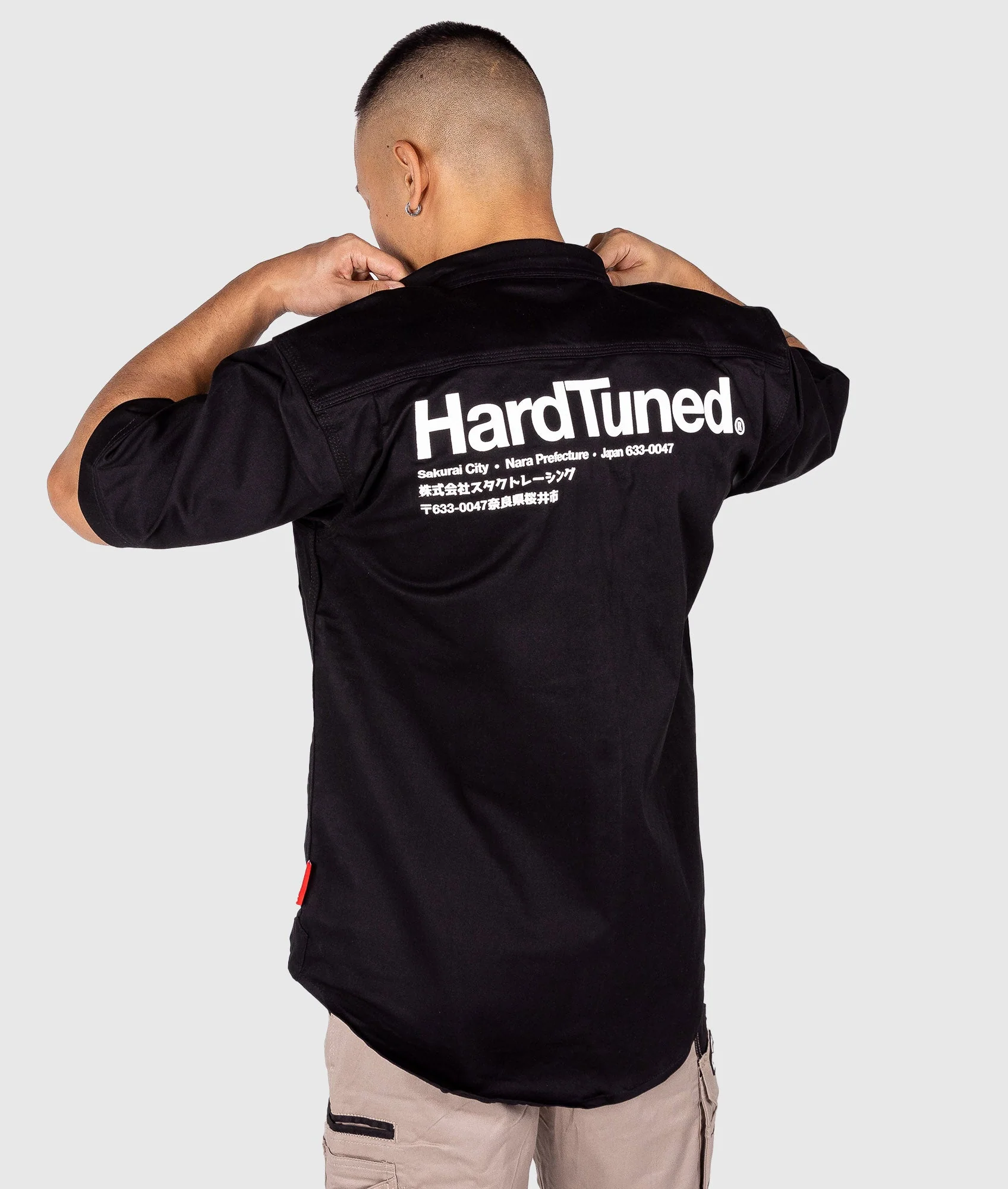 Hardtuned Short Sleeve Work Shirt - Black - Image 4