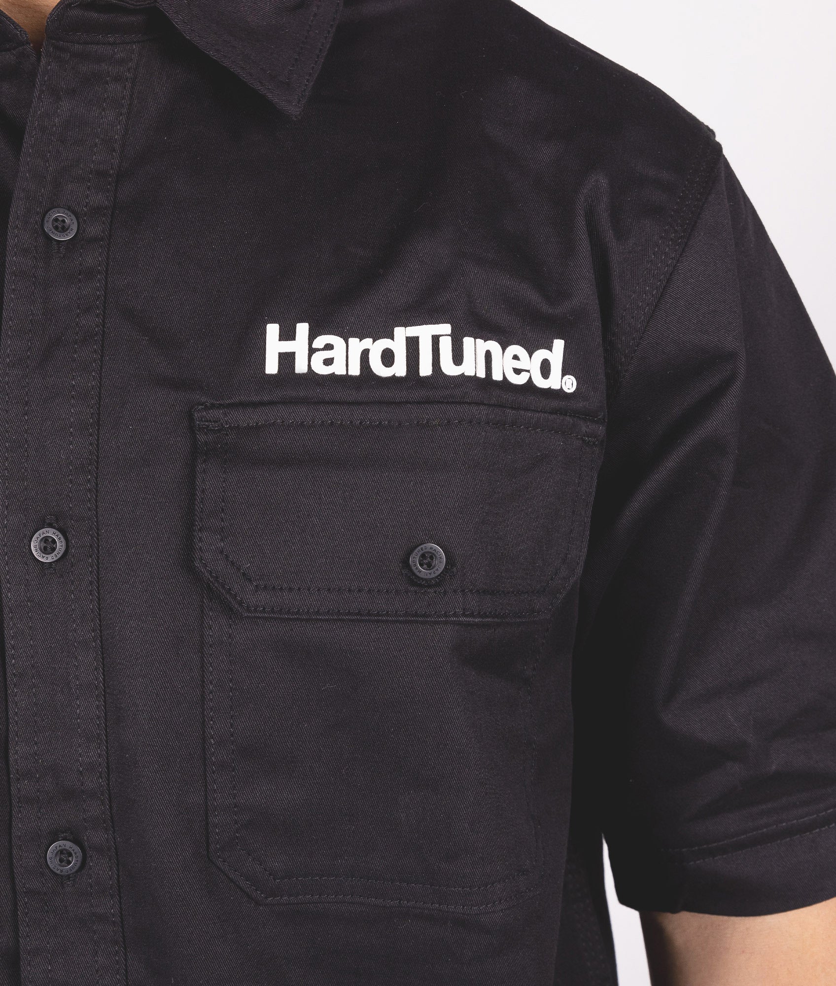 Hardtuned Short Sleeve Work Shirt - Black - Image 7