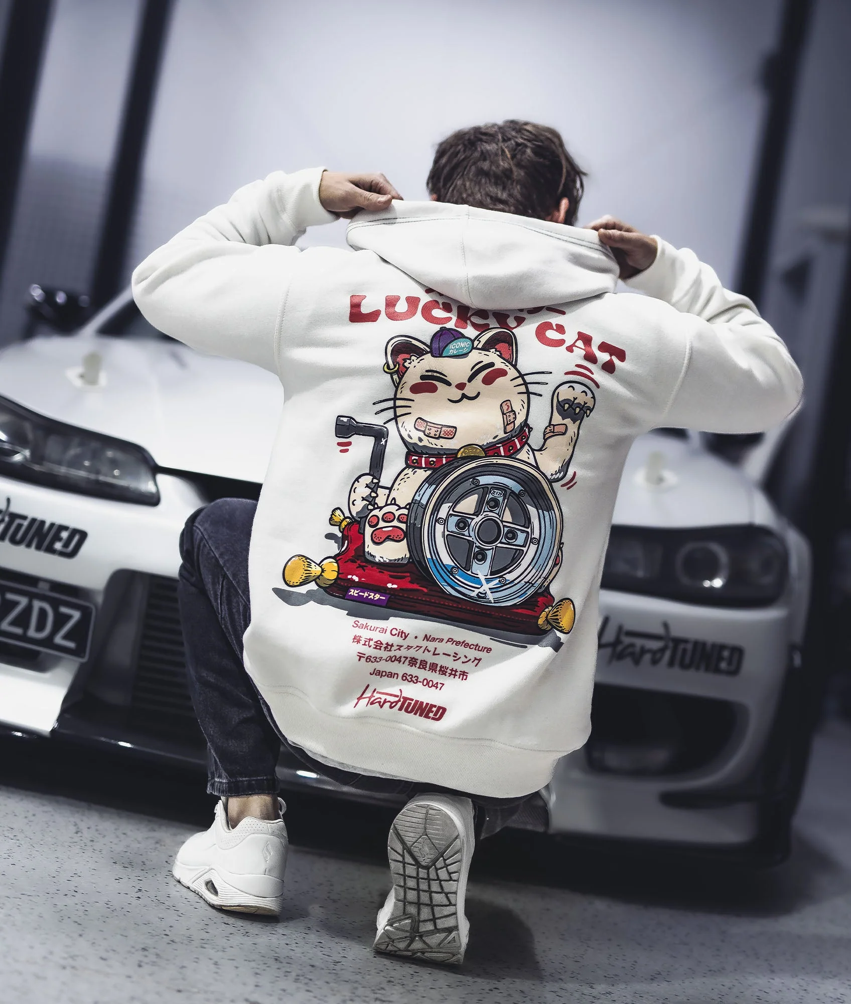 Lucky Cat Hoodie - Image 7