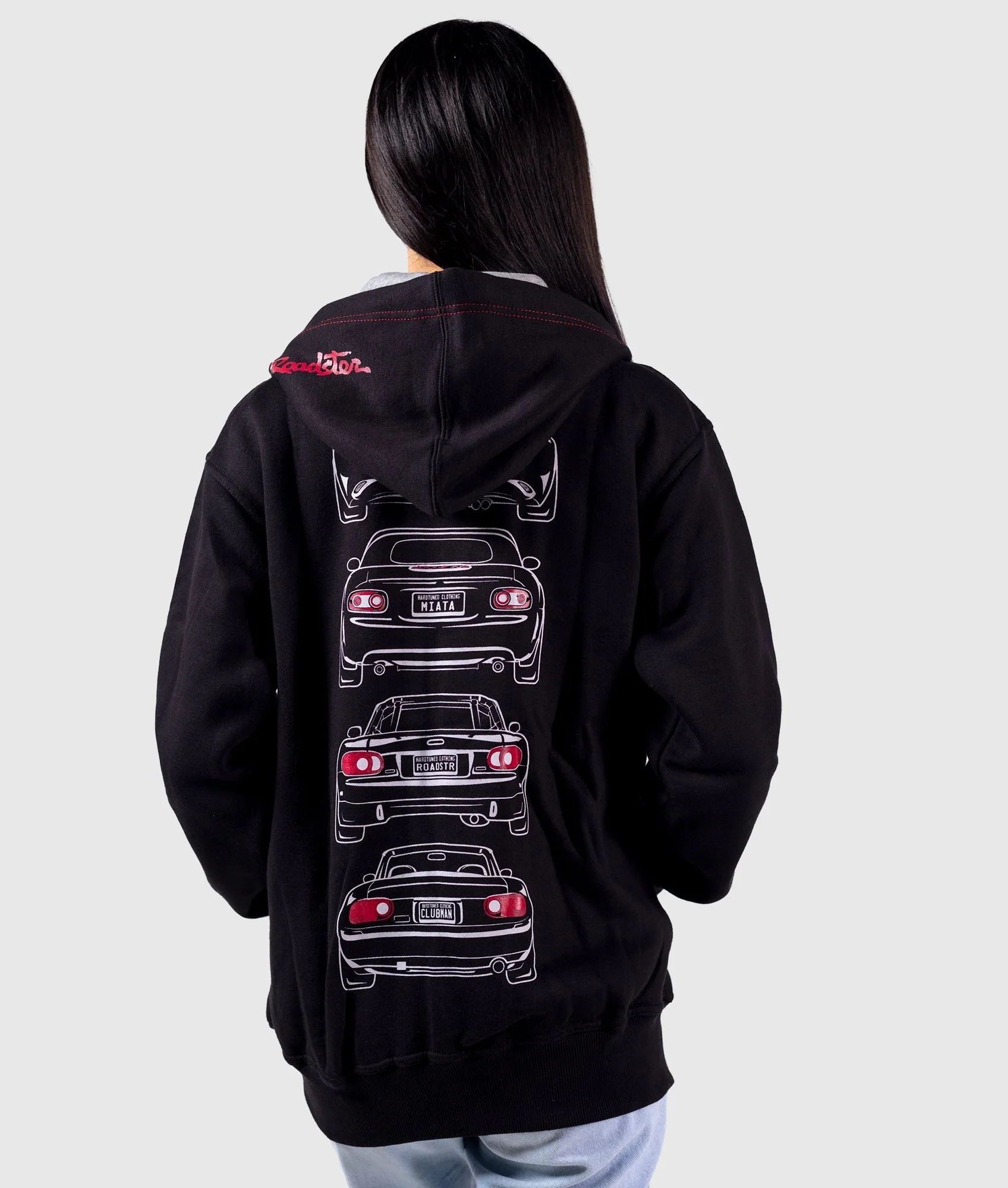 Mazda MX-5 Miata Roadster Womens Hoodie - Image 2