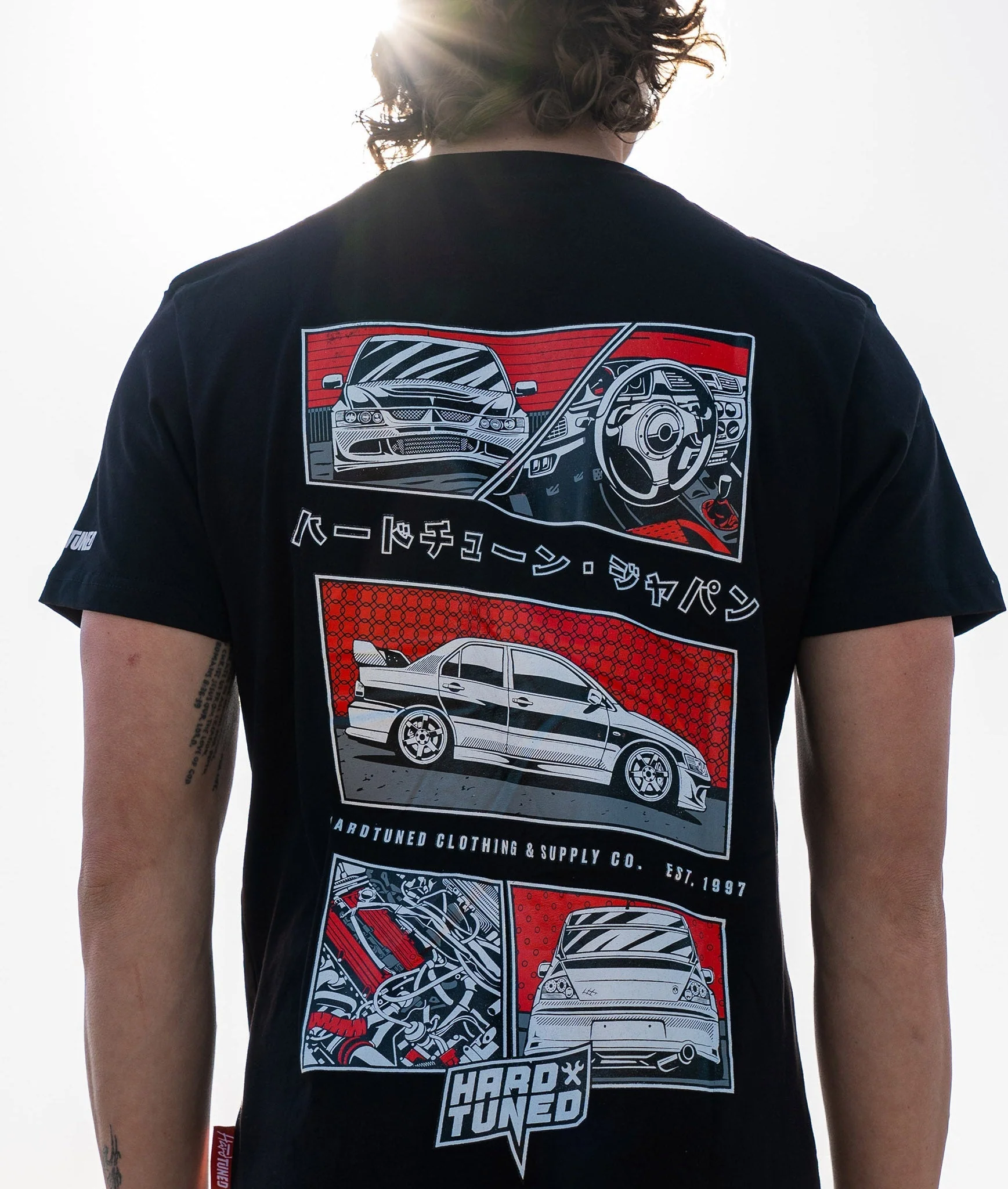 Mitsubishi EVO 8 Fragment Womens Tee - Image 3
