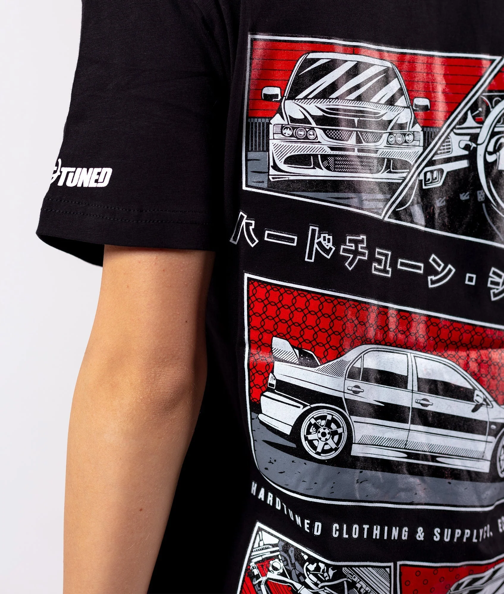 Mitsubishi EVO 8 Fragment Womens Tee - Image 4