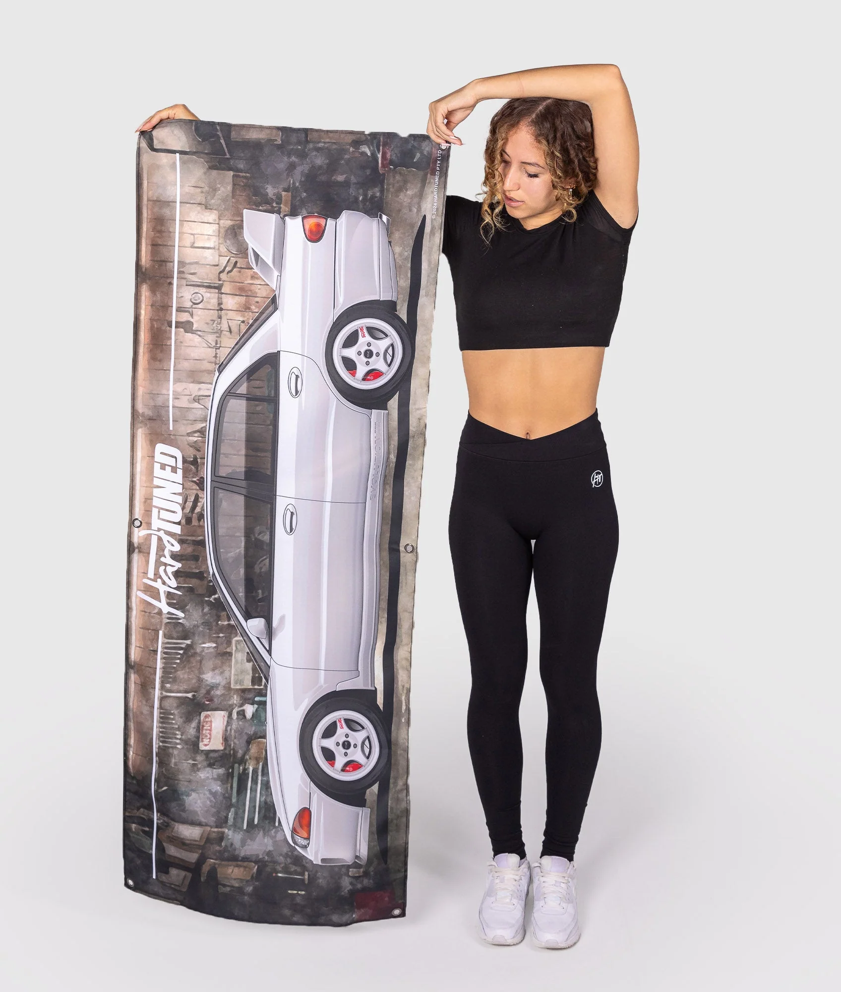 Mitsubishi Evolution 3 Garage Flag - Image 3