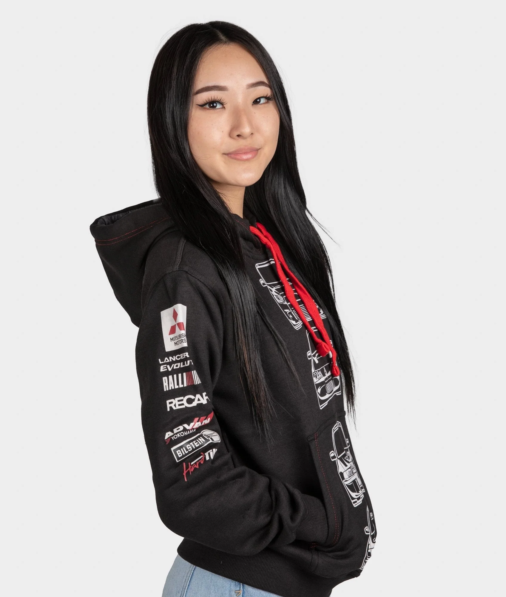 Mitsubishi Evolution Womens Pullover - Image 4